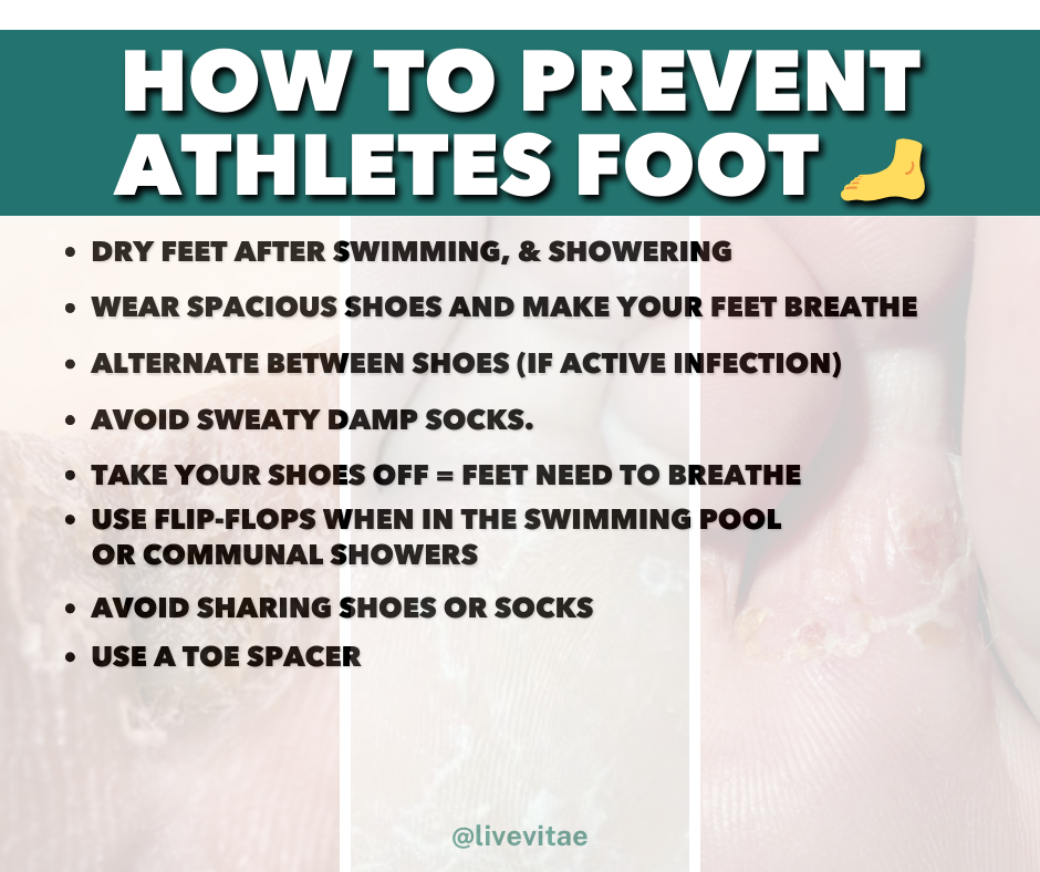 Athletes' Foot: Causes, Natural Remedies & Prevention - Live Vitae