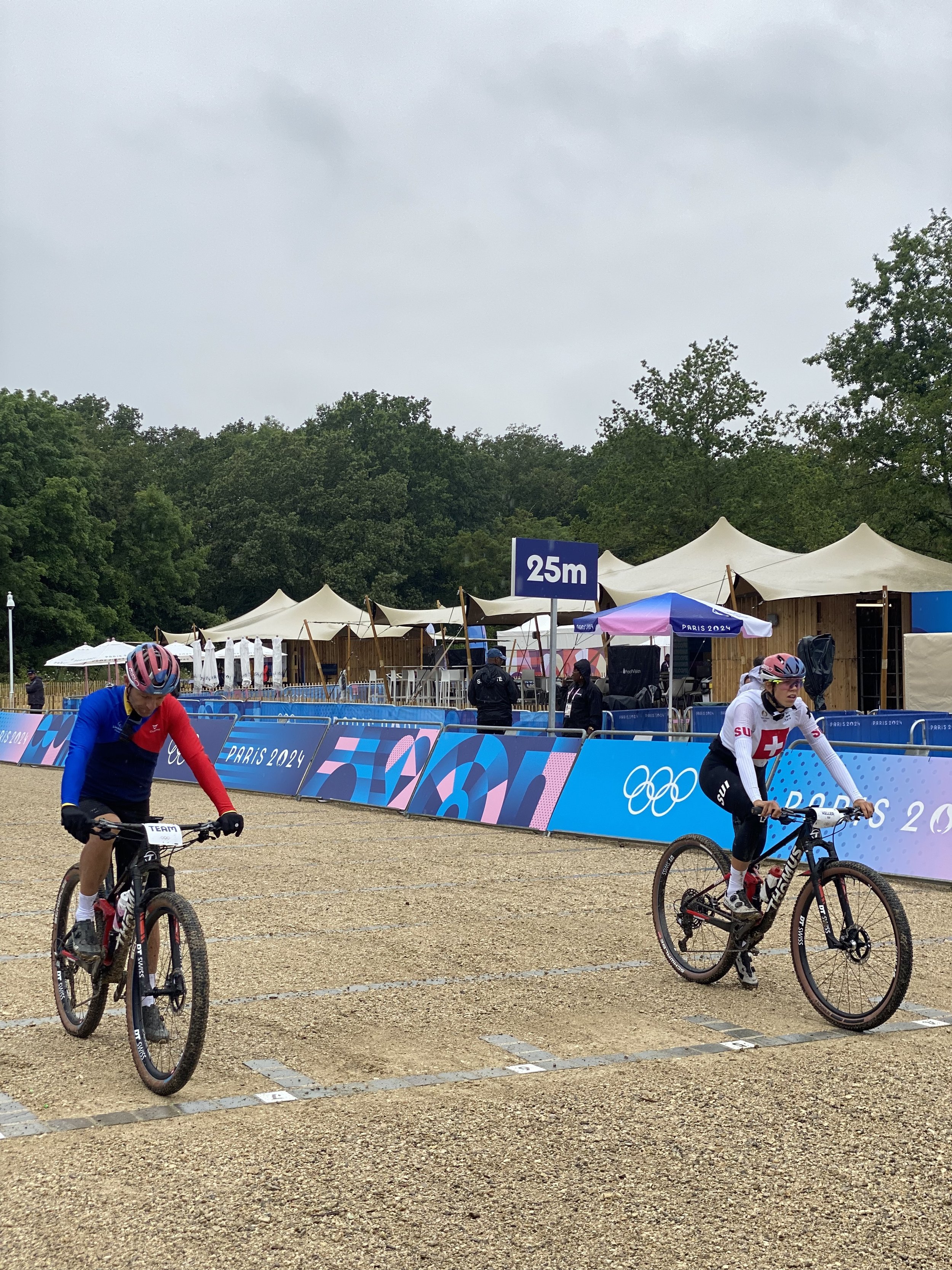 Ralph Näf (team manager) and Alessandra Keller (SUI).
