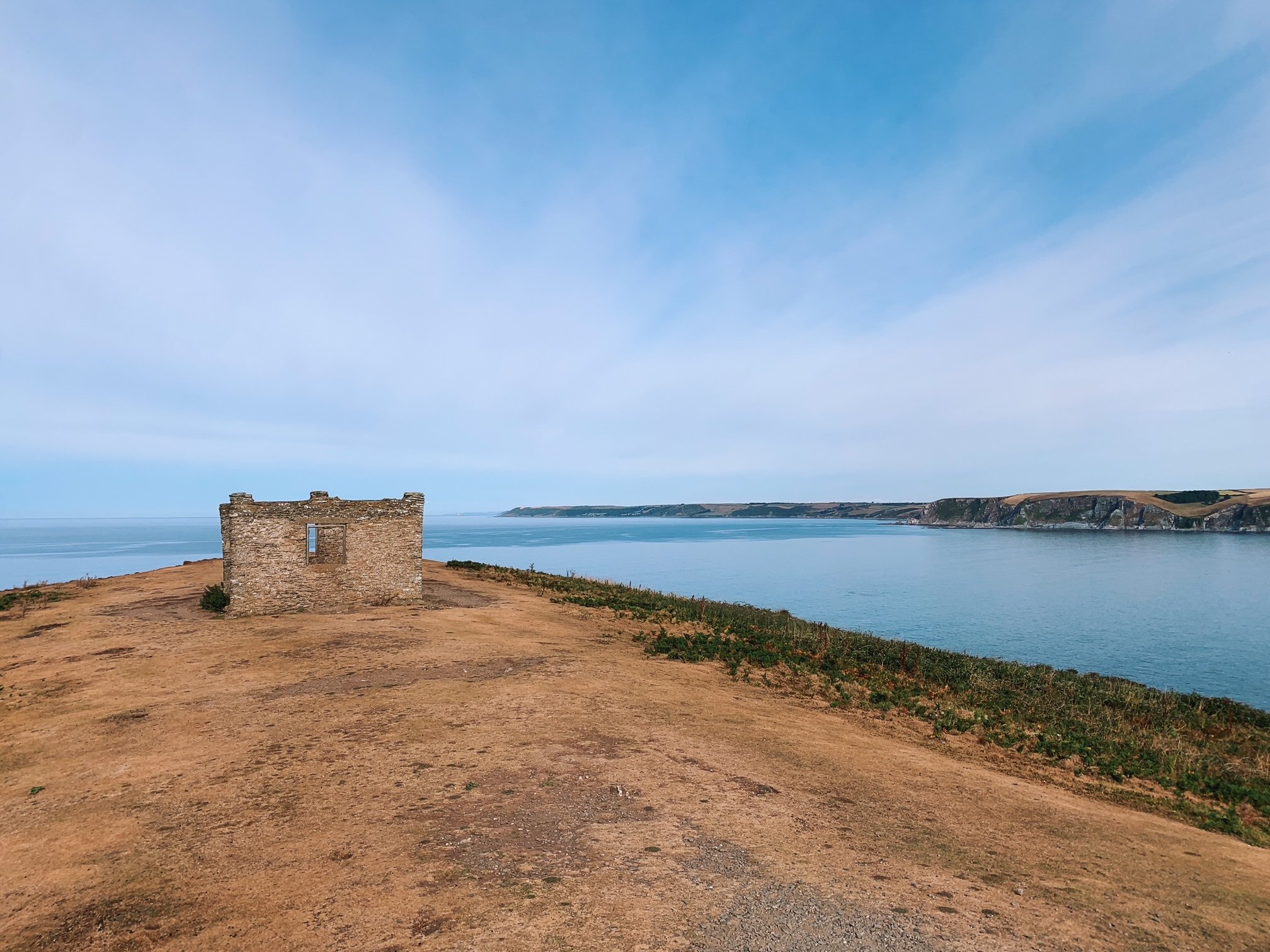 Looking out to the East from the top of Burgh Island