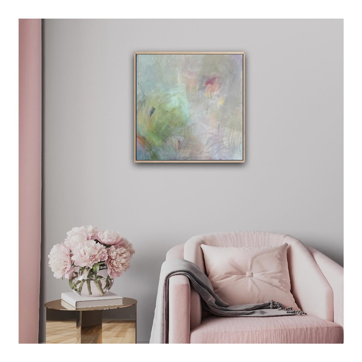 &lsquo;Spring Symphony&rsquo;
50 x 50 cm
&pound;520 

The second painting in my new body of work, I love the subtitles of the colour shifts in this piece, and the dance between warm and cool tones. It&rsquo;s got a really fresh feel to it and would l