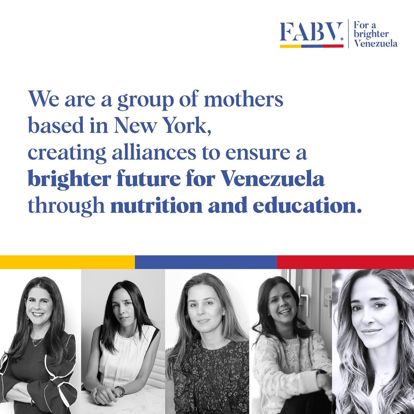 For a Brighter Venezuela is an organization that supports children&rsquo;s education and nutrition in Venezuela.

Based in New York, but with strong ties to this country, FABV was founded by a group of 5 mothers committed to seeking a better future f