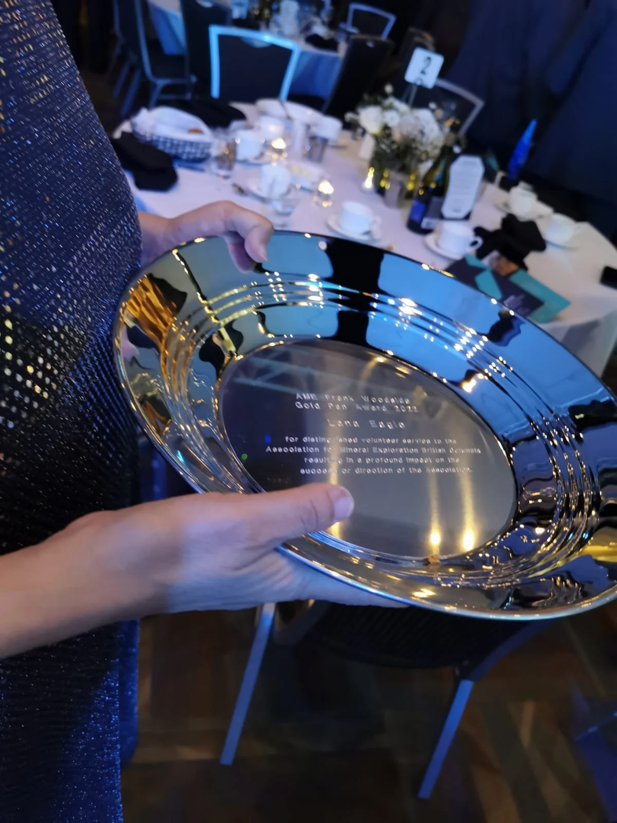 AME Frank Woodside Gold Pan Award - Board Member