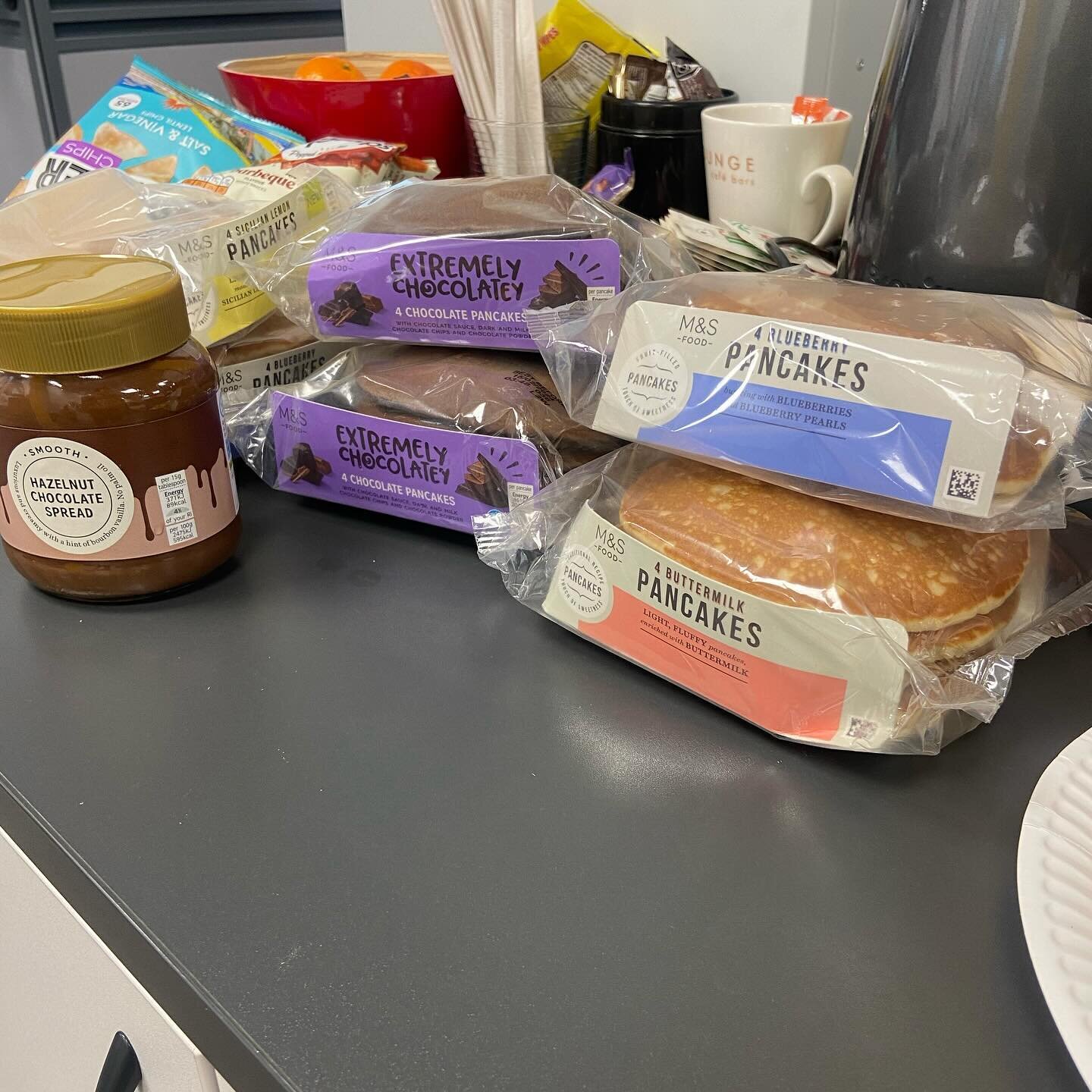 What a great day to be in the office!! 🥞 #pancakeday