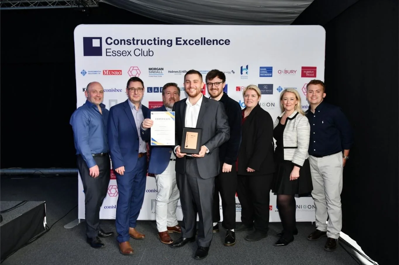 We&rsquo;re pleased to share that Hayrick has been awarded Residential Project of the Year at the Constructing Excellence Essex Club Awards at Braxted Park.

Many thanks to DCH Construction for hosting us on the day.

It was a well-attended event