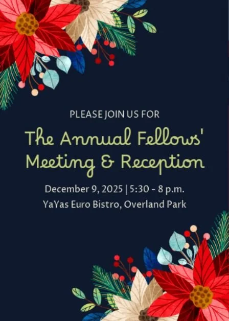 Johnson County Bar Foundation Annual Fellows Meeting and Reception