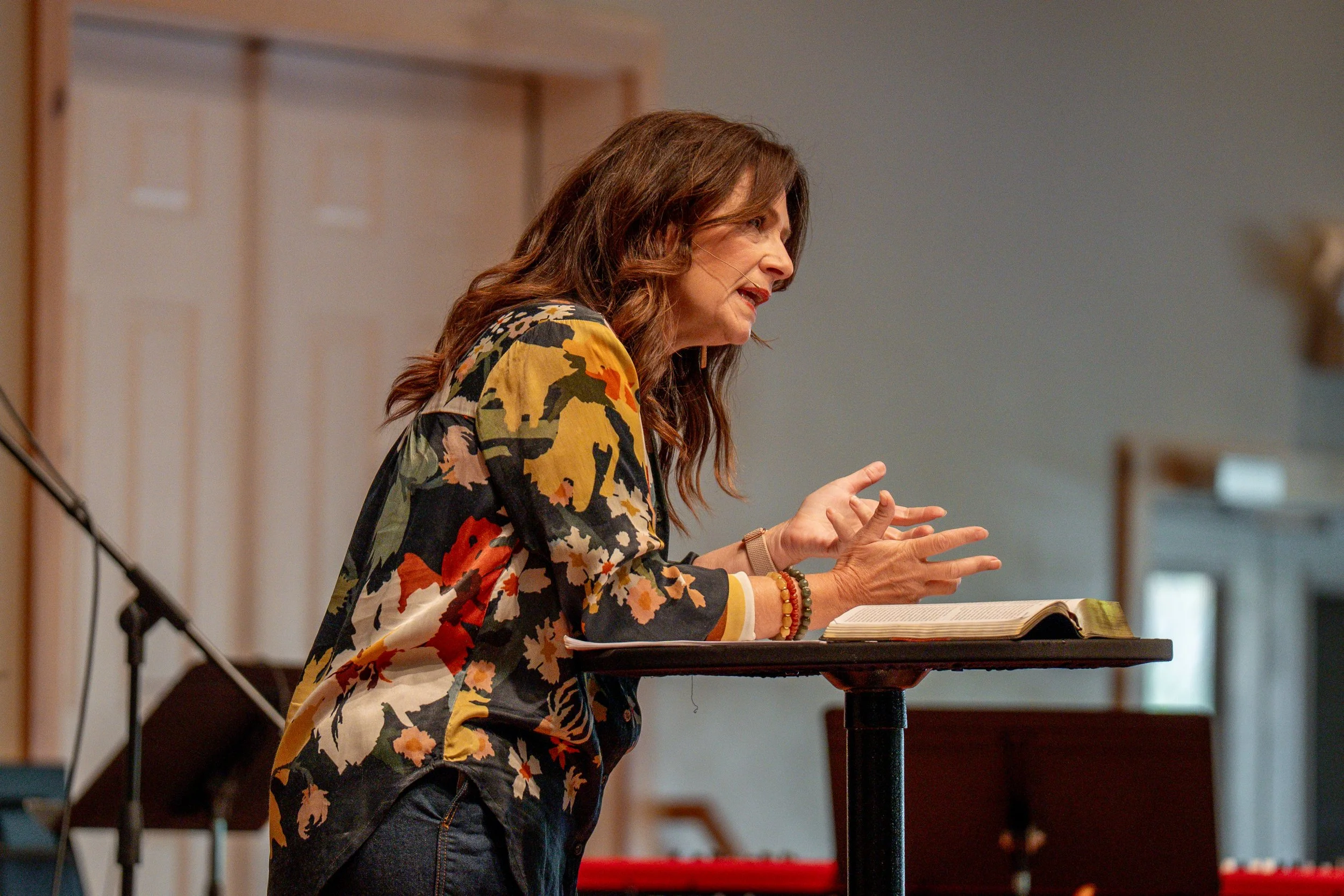 Courtney Doctor Teaching at Womens Conference