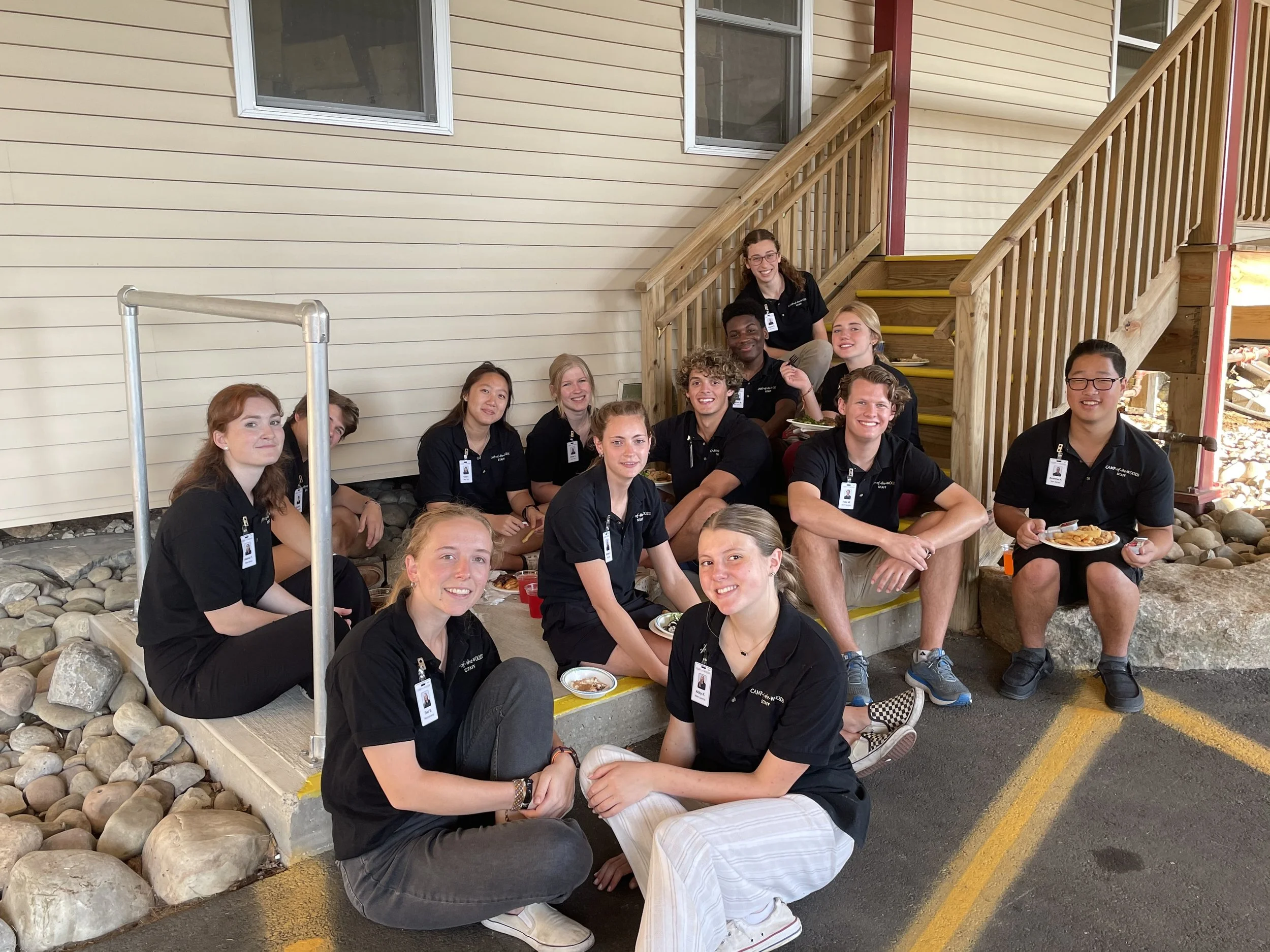 Abby with the Hill Dining Staff - 2024