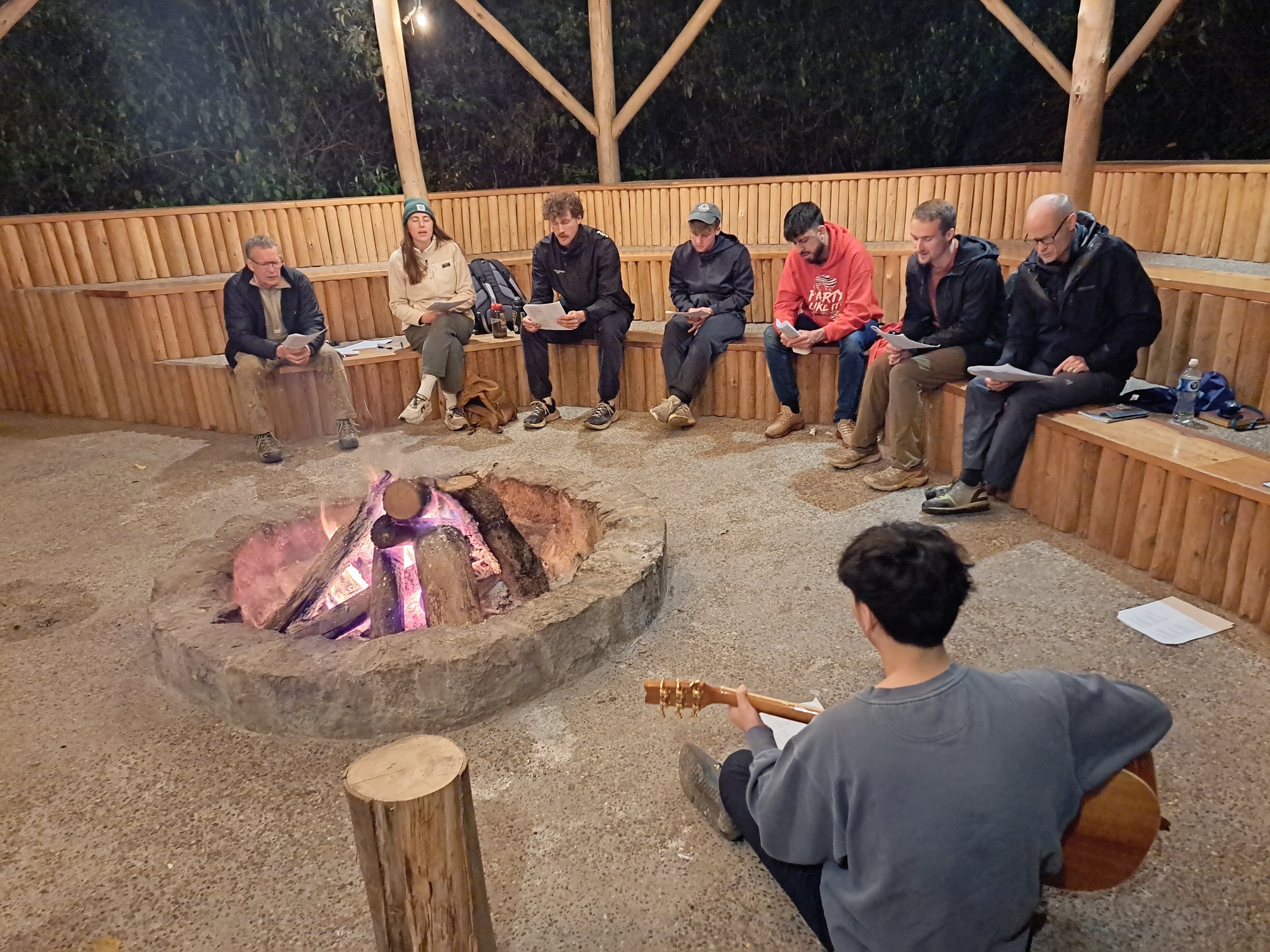 Team Worship & Reflection Time at El Refugio