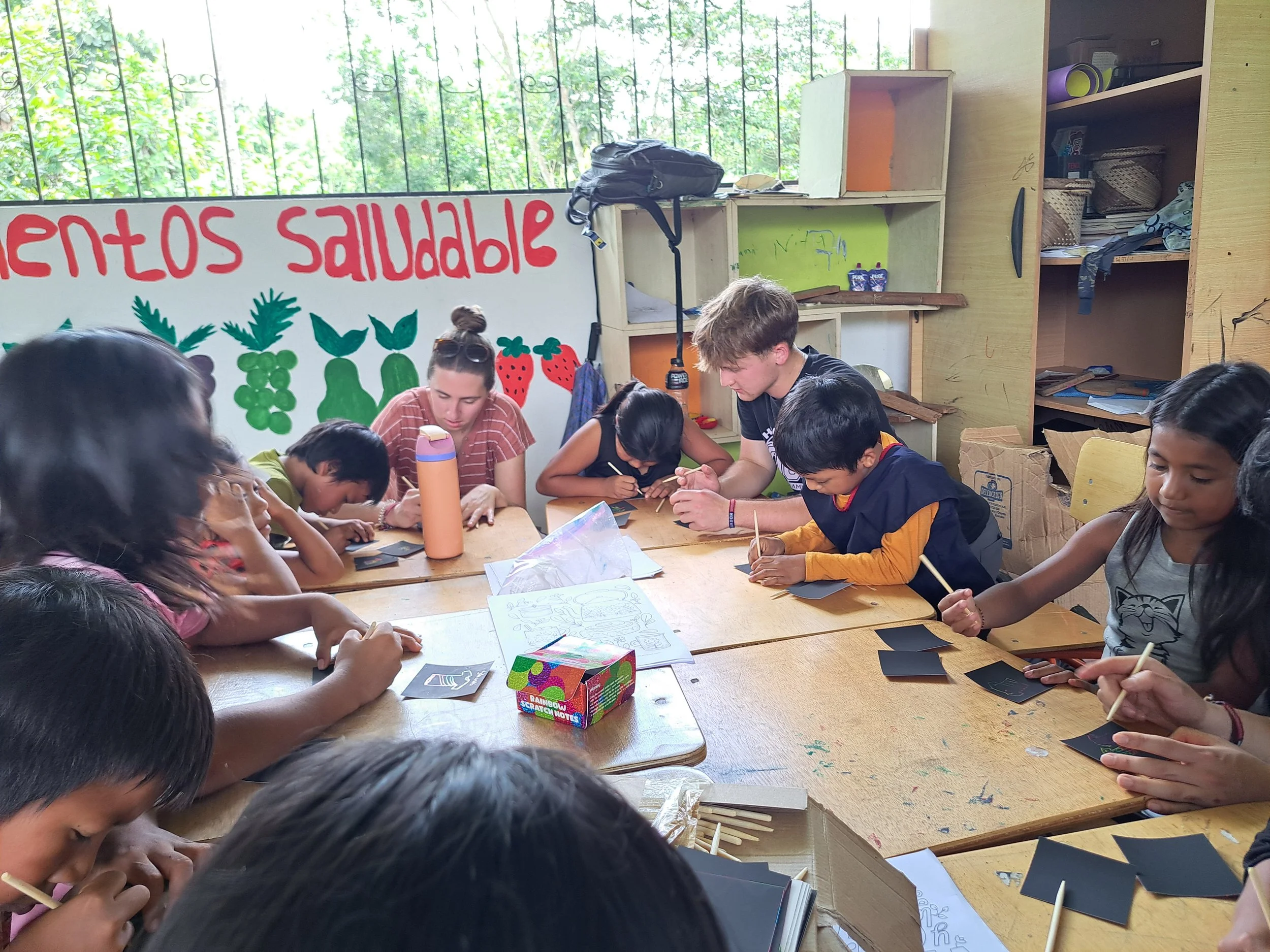 Teaching Children in Village of Totoa Naqui