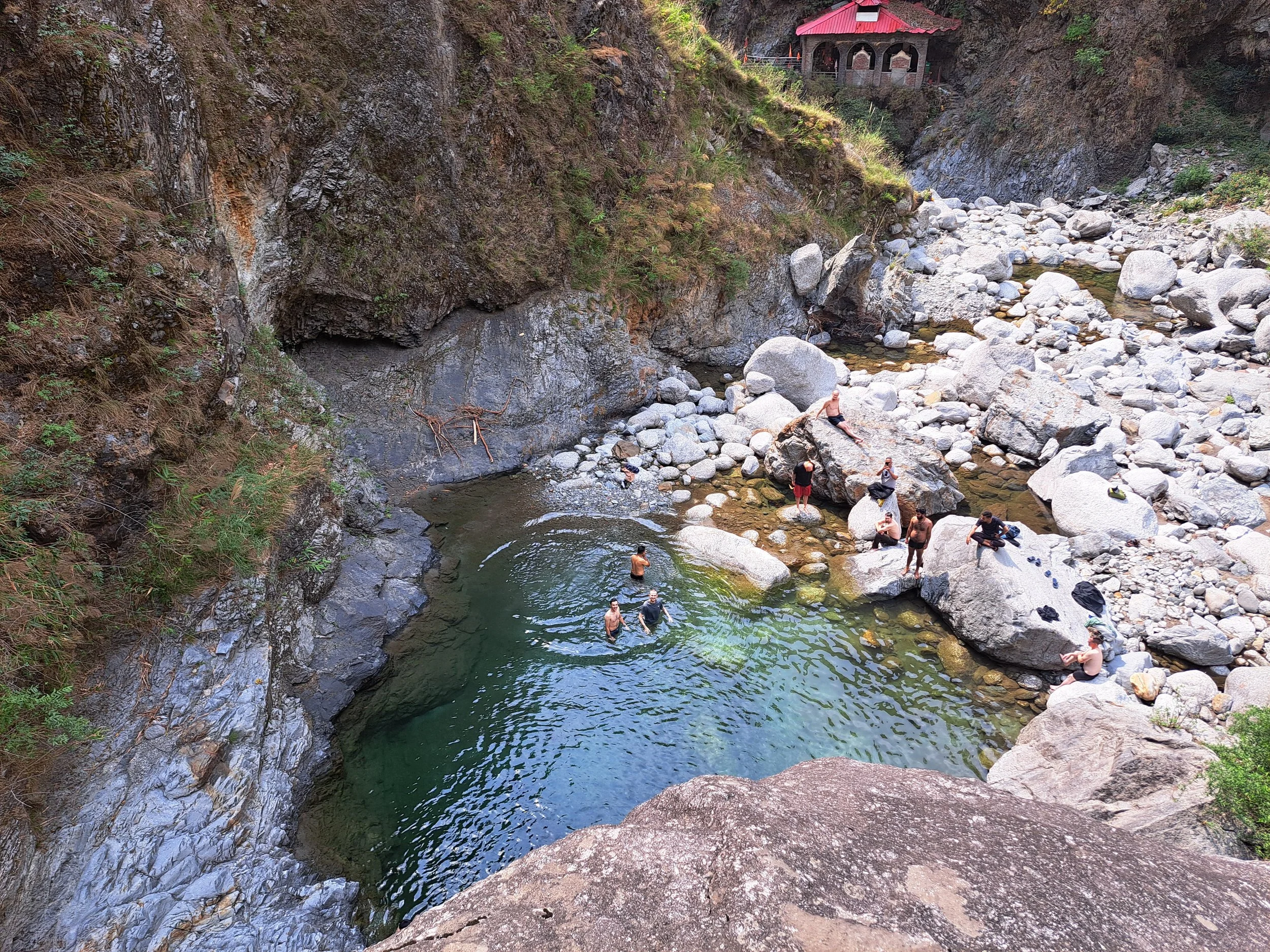Swimming in a Mountain Stream