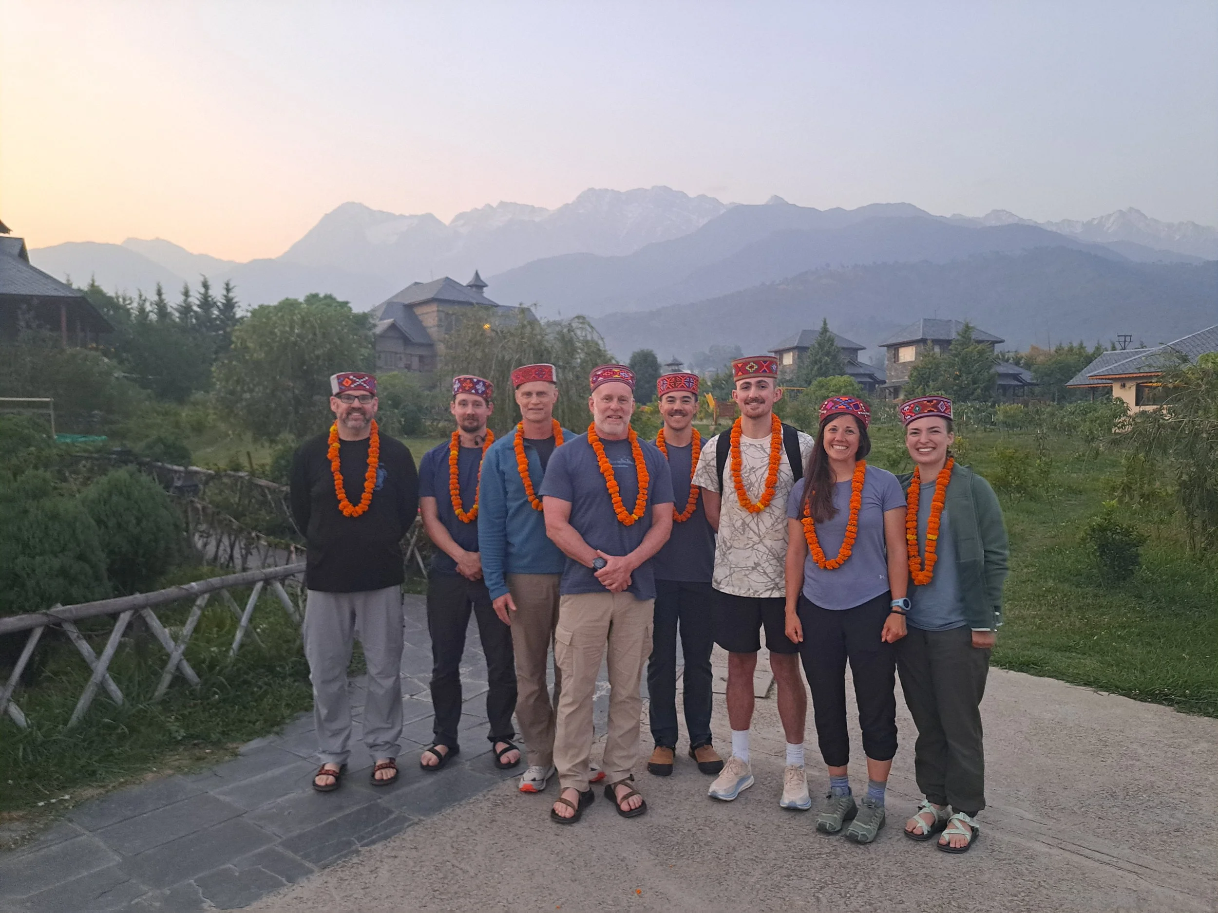 First Day at Lodging Site at the Base of the Mountains