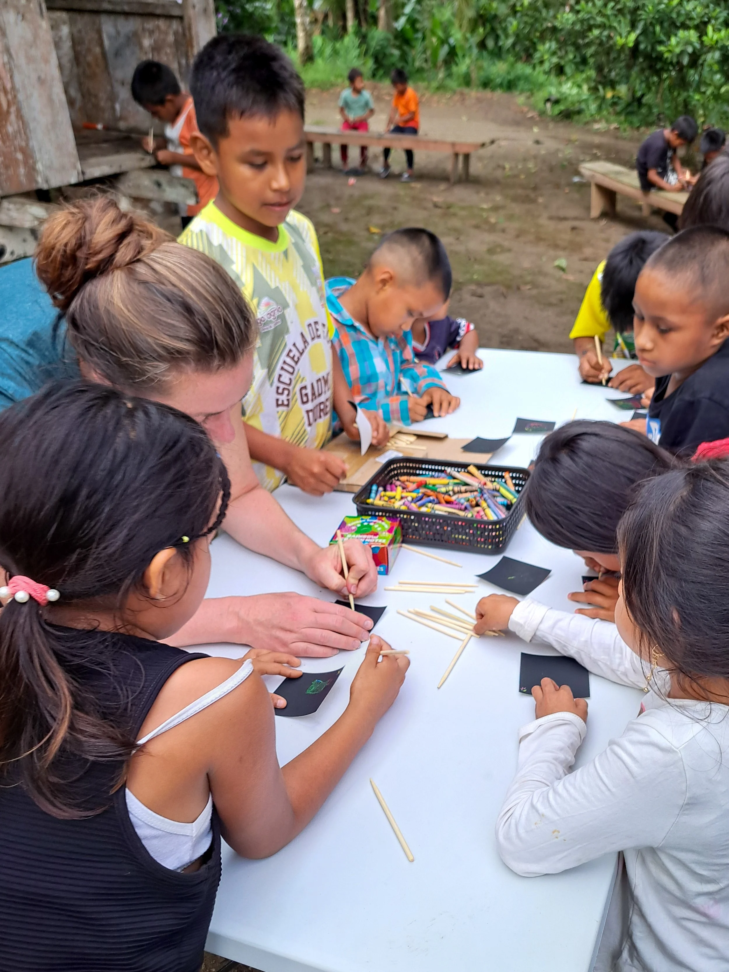 Teaching Children in Dureno