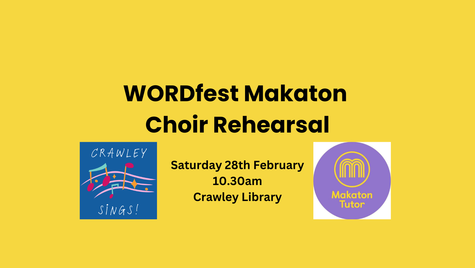 WORDfest Makaton Choir Rehearsal - part one