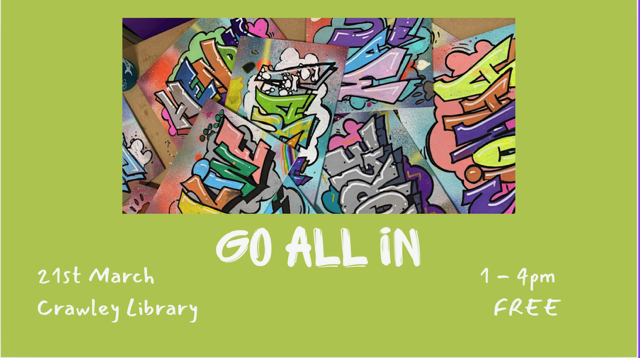 Go All In at Crawley Library