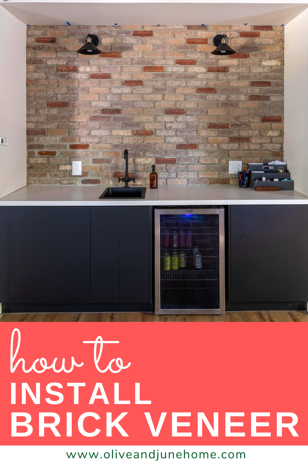 How to Install Brick Veneer — Olive & June