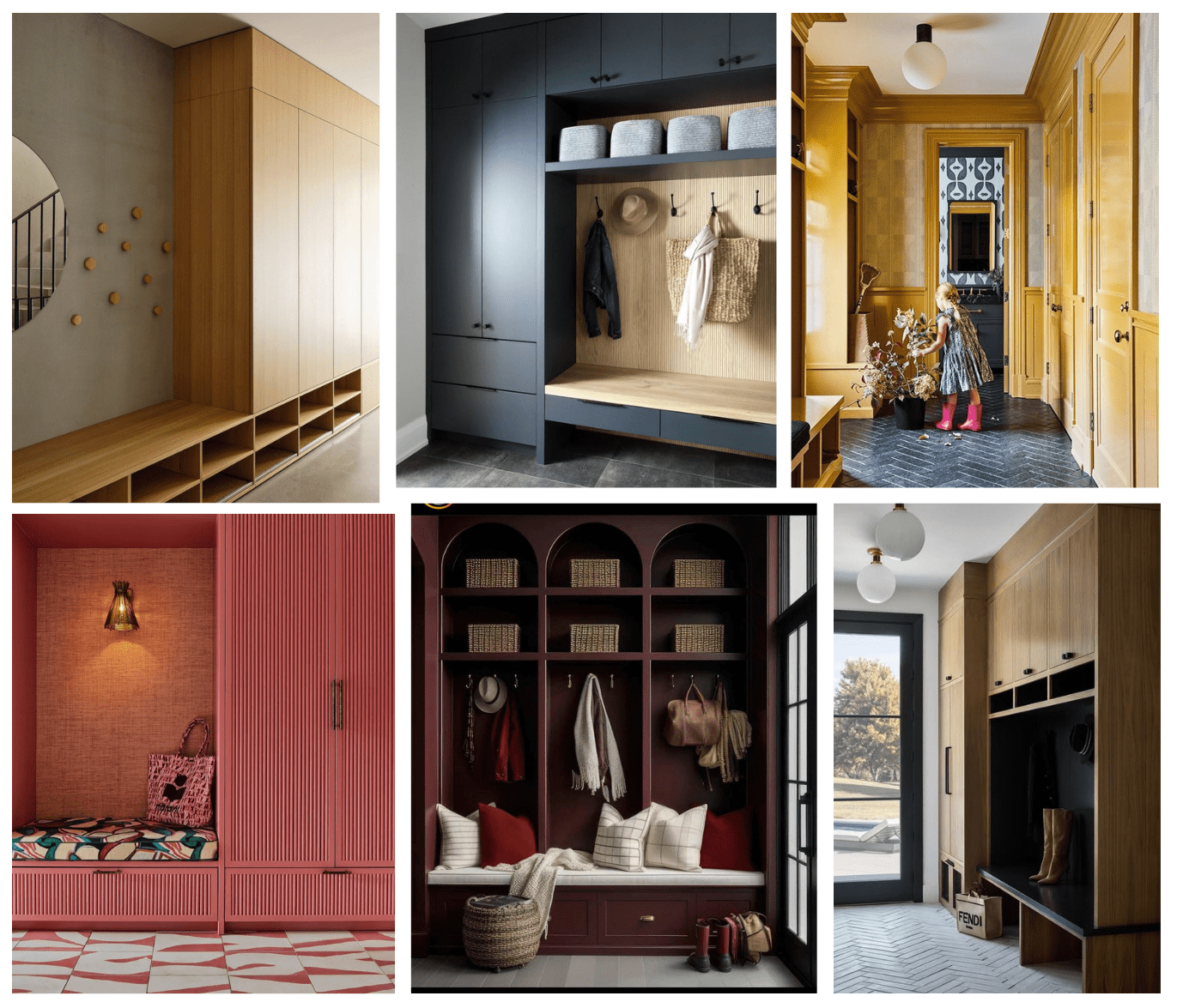 Mudroom Makeover: Bold Colors, Smart Storage & Design Plans — Olive ...