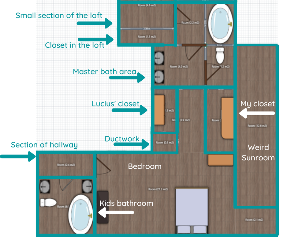 Master Suite Remodel A Change In Floor Plans Olive June