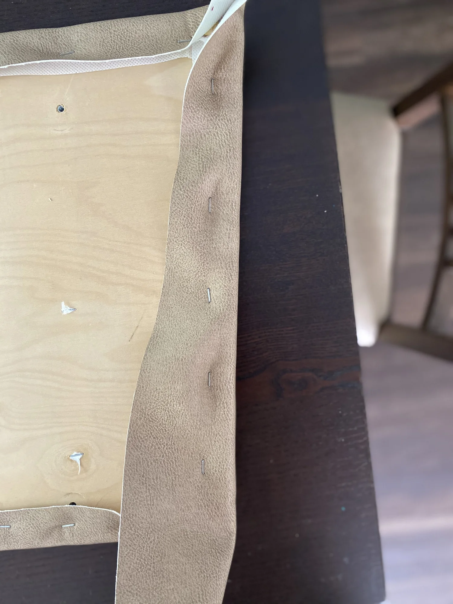 How to Reupholster Dining Chair Seats — Olive & June Home: Bold ...