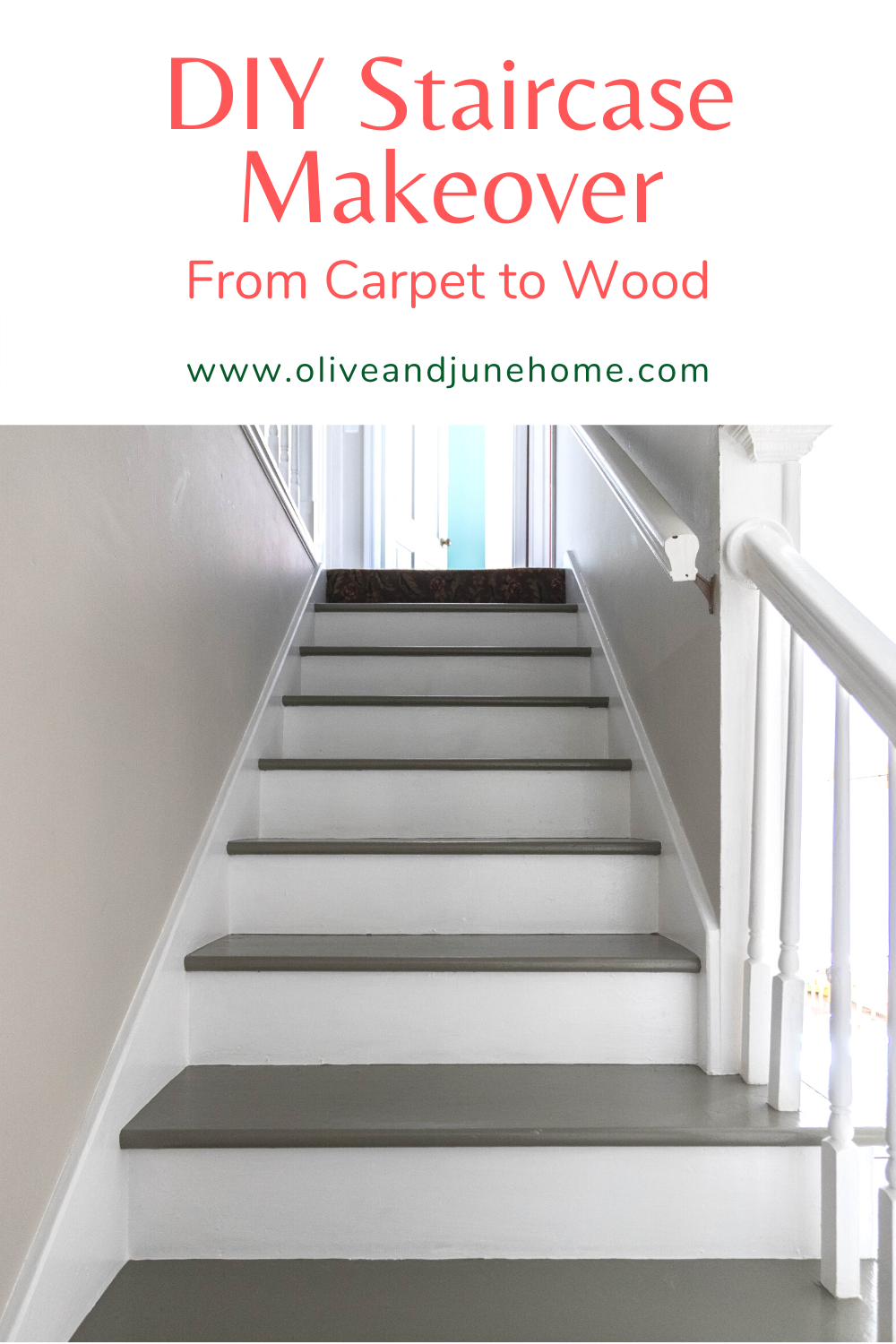 Painting our stairs, part 1 — Olive & June Home: Bold, Functional ...