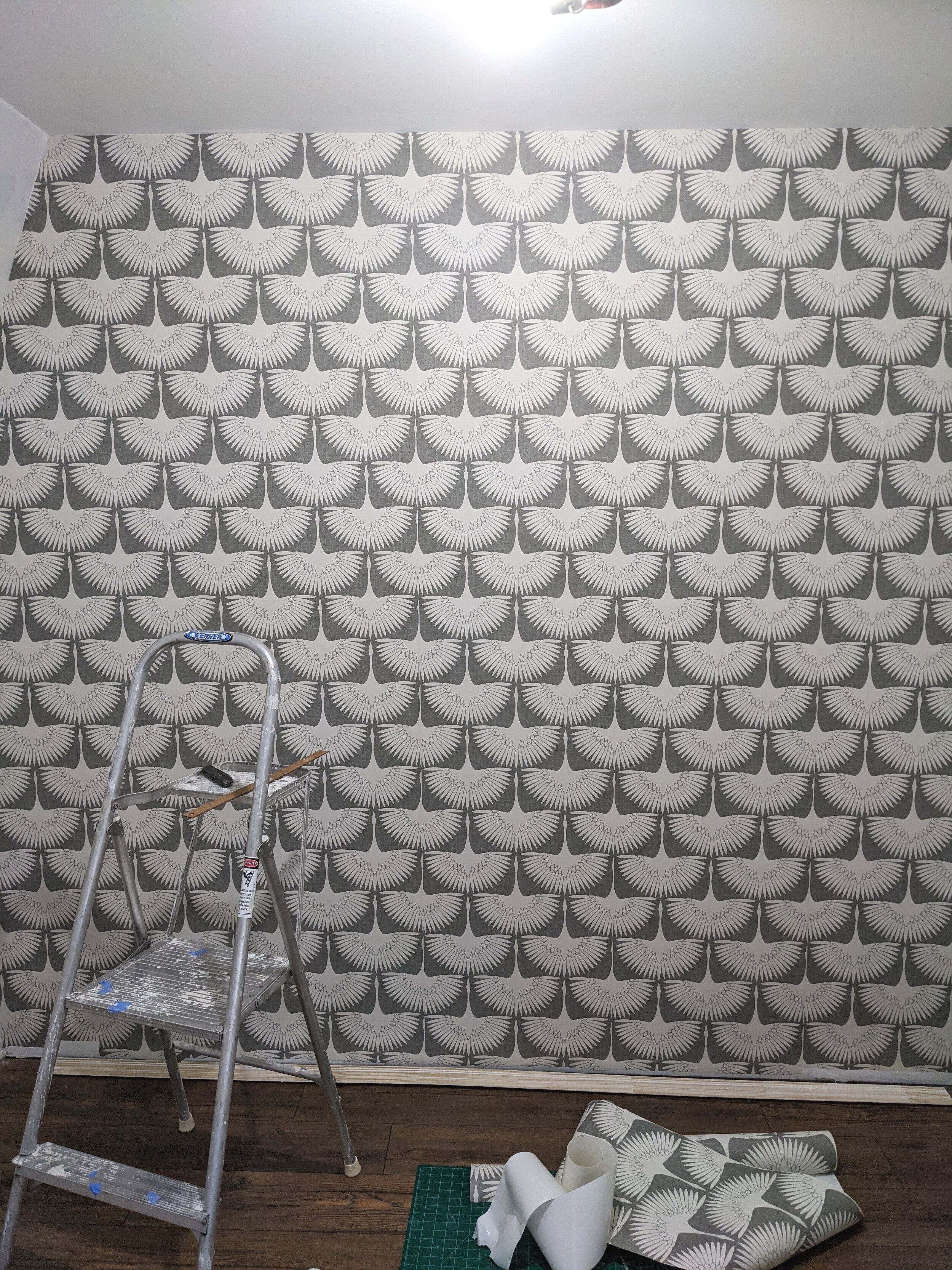 How to Install Peel and Stick Wallpaper