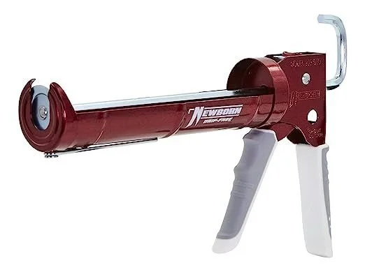 Maroon caulk gun