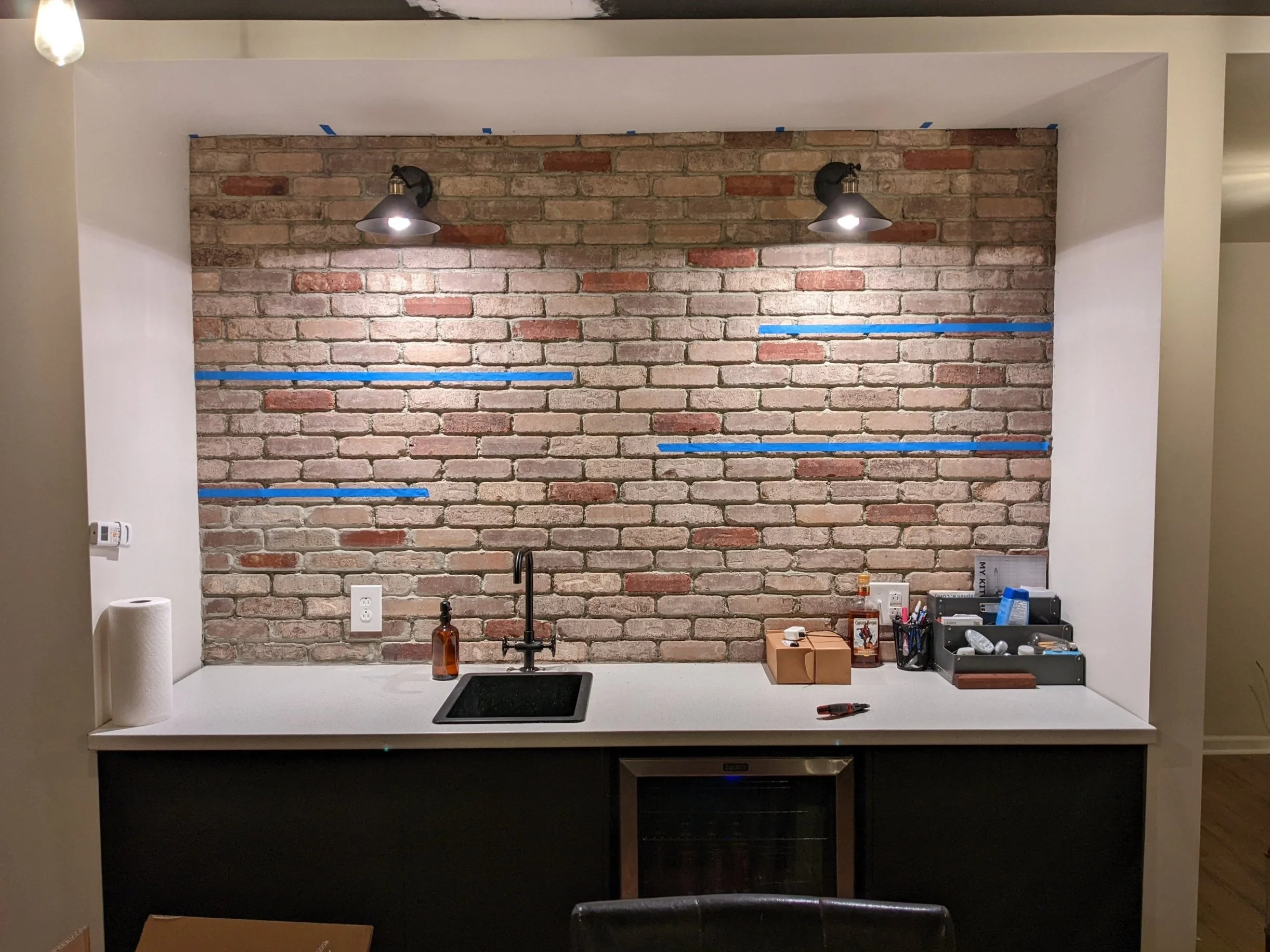 How to Install a Floating Shelf on a Tile Wall Without Using Hardware -  BREPURPOSED