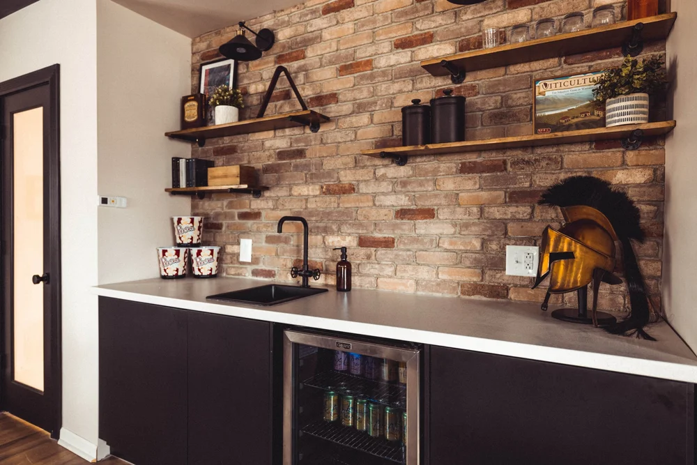 How to Hang Shelves on Tile Backsplash — Olive & June