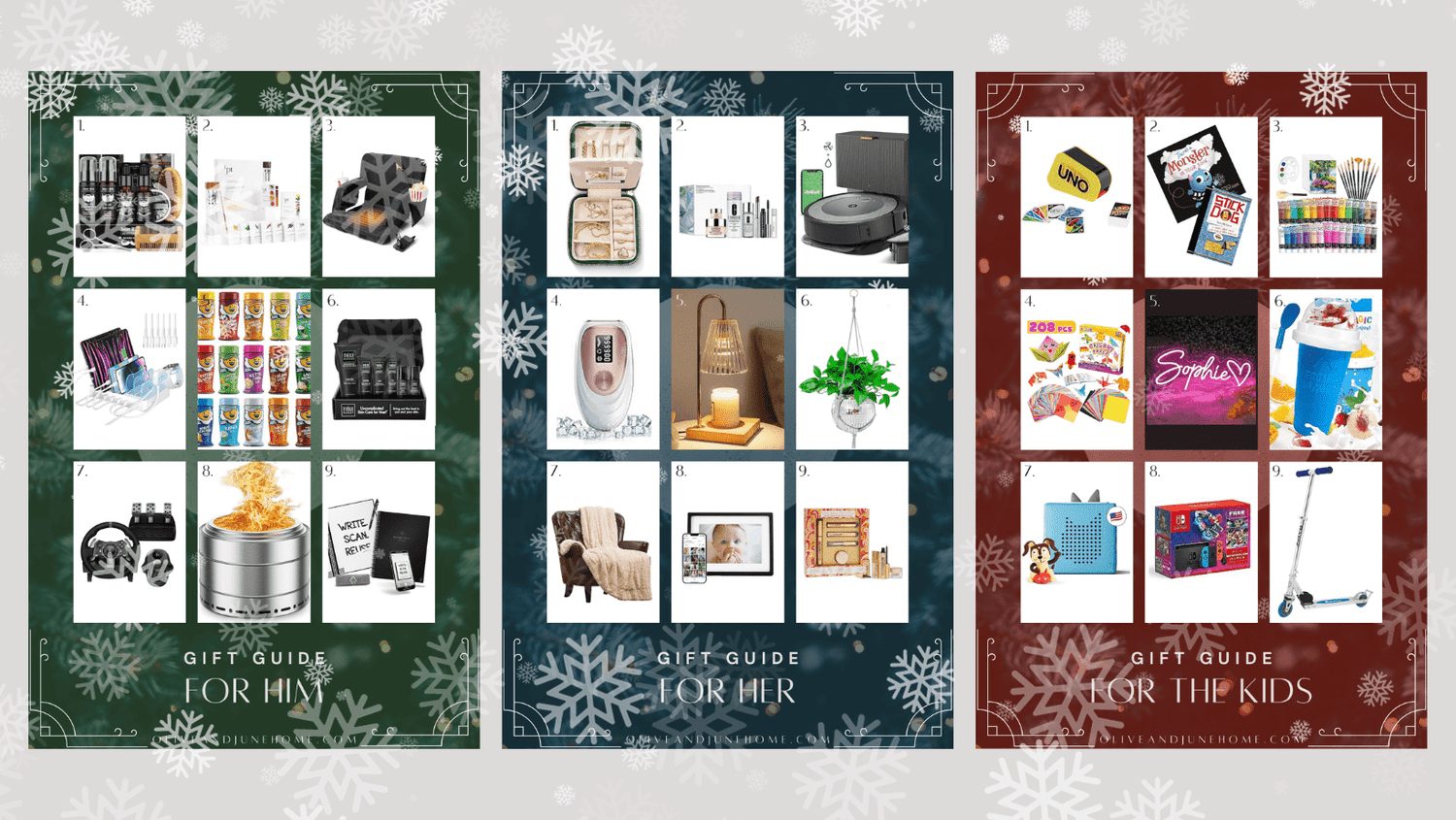 Gift Guides for the Whole Family — Olive & June Home: Bold, Functional ...