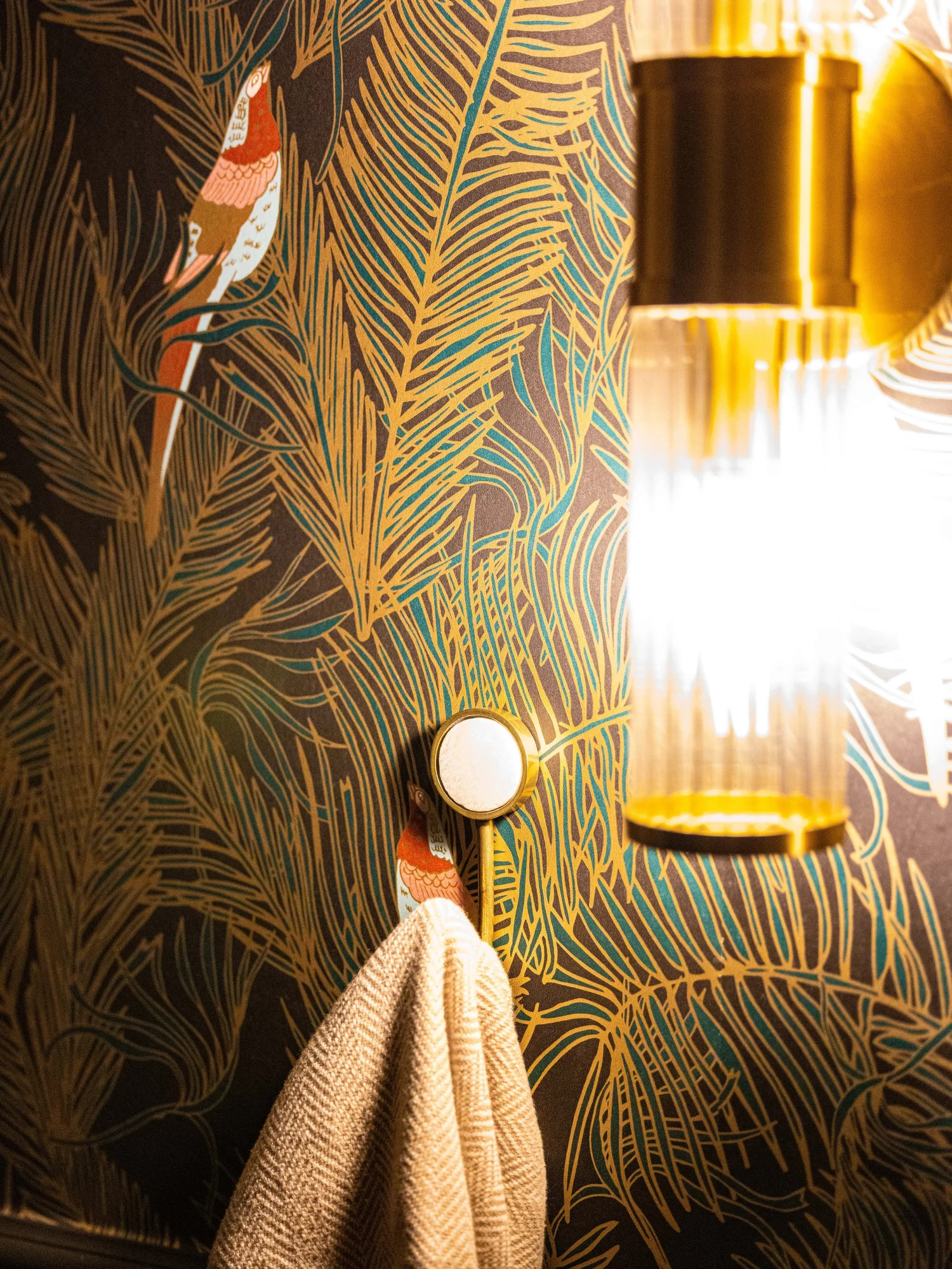 Powder Room Remodel Reveal — Olive & June Home: Bold, Functional ...