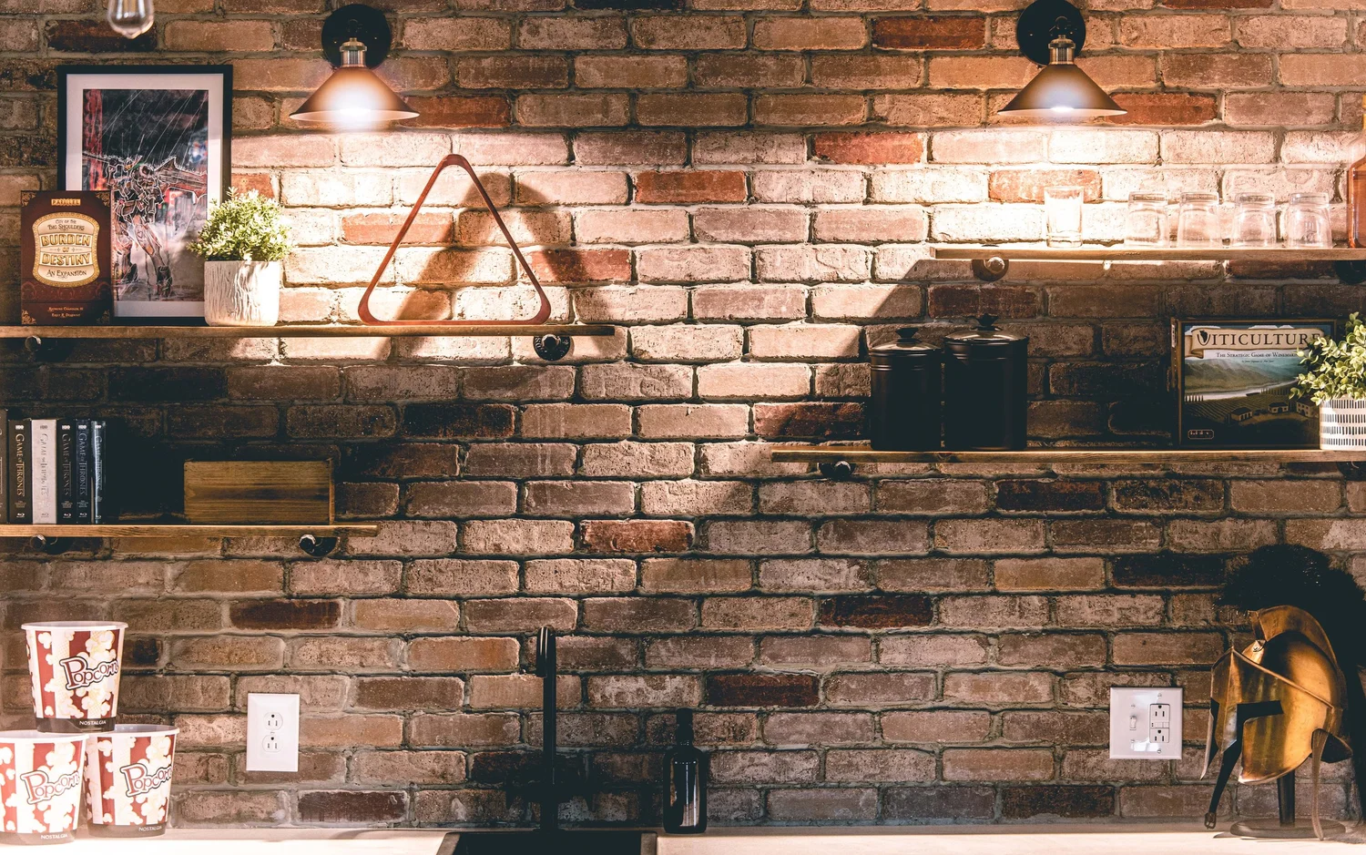 How to Hang Shelves on Tile Backsplash — Olive & June