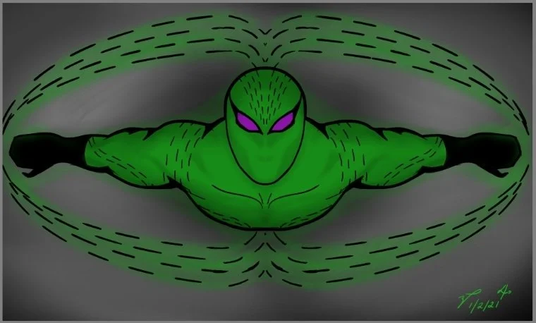 Magna, aka Magnetic Particle Testing (MT)Superpowers:   Crack detection, Impermeable skin, Metallic material control, Strength.Nemesis: Gryme, Arc Stryker, Devour