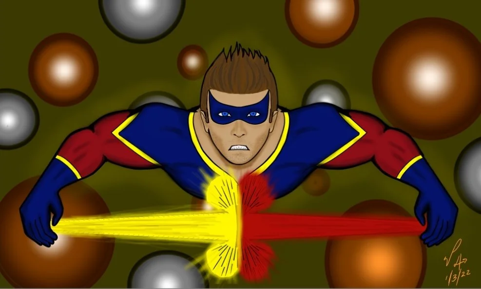 Captain Capillary, Liquid Penetrant Testing (PT)Superpowers:   Crack detection, Capillary action, Strength, Fluid control, Size changing, Endurance.Nemesis: Gryme,   Arc Stryker, Aqua
