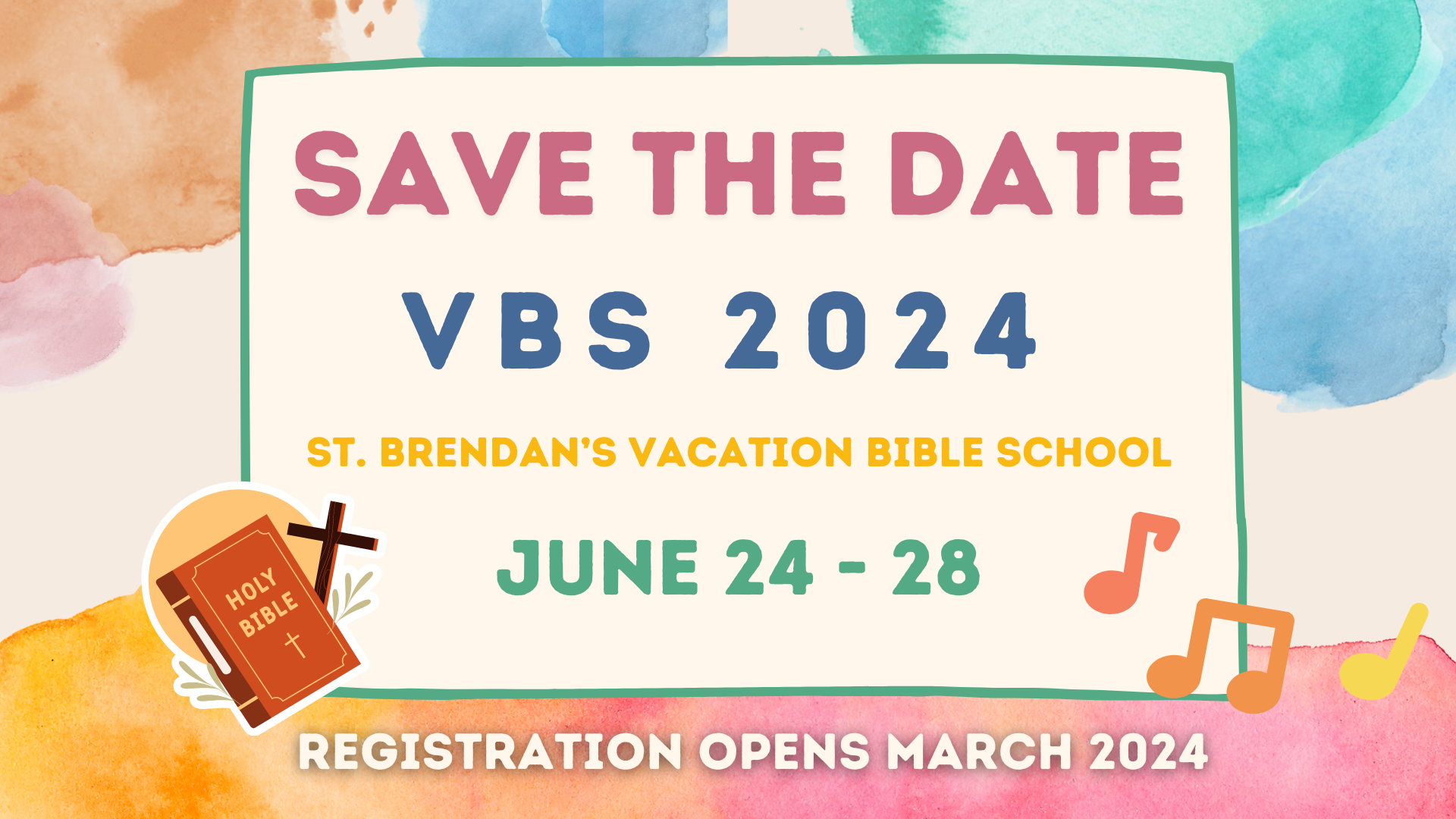 Vacation Bible School — St. Brendan's Catholic Church
