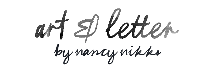 Art and Letter by Nancy Nikko