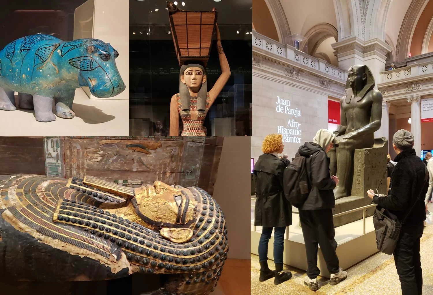Collage of images from museum.