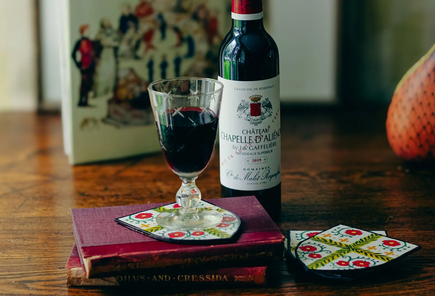 DIY Heraldic Shield Coasters