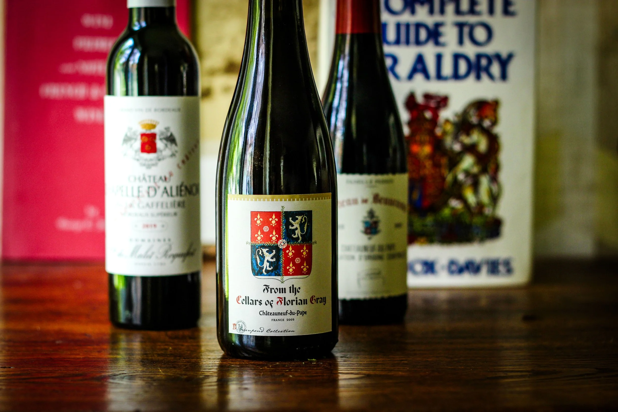 DIY Medieval Wine Label personalized.