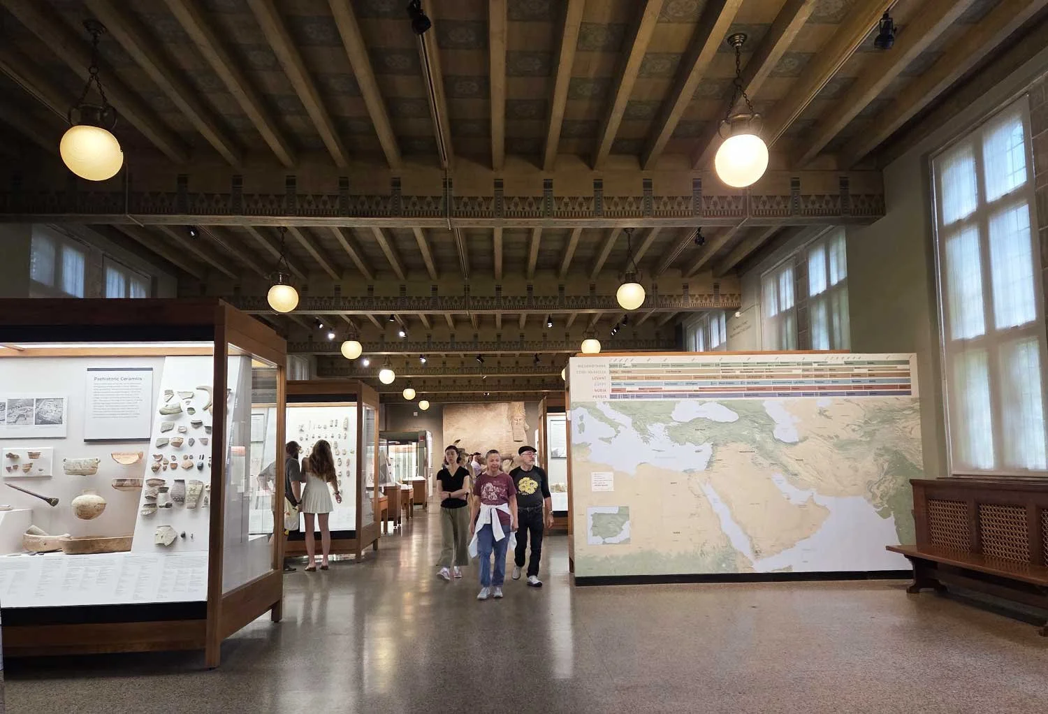 Orientation area of museum.
