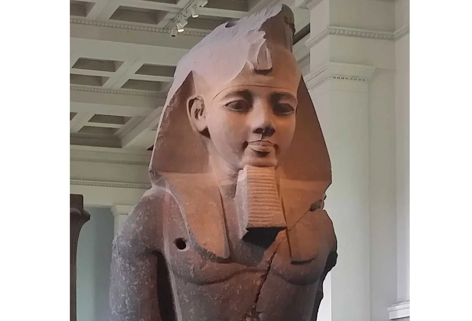 The bust of Ramesses II