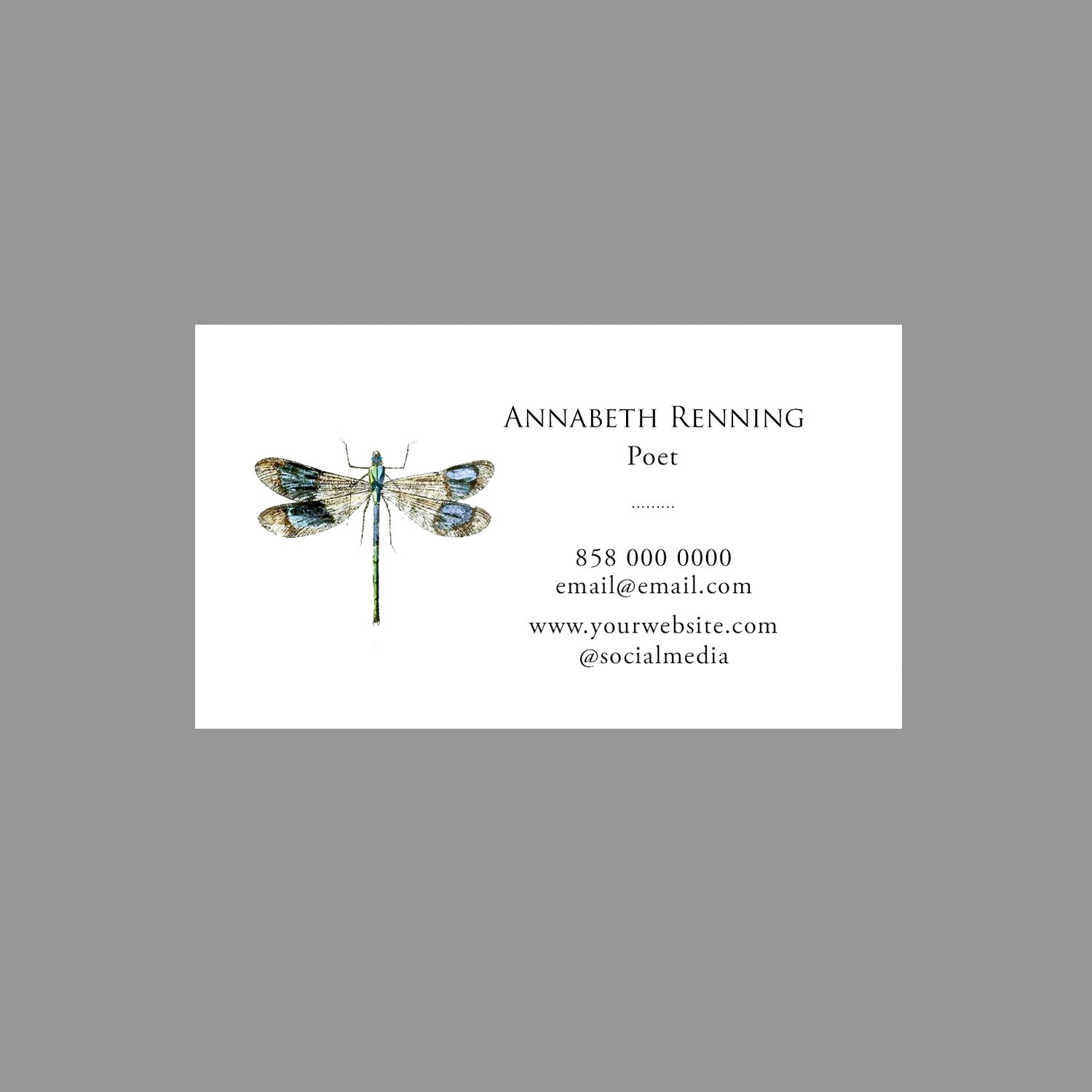 Dragonfly Business Card