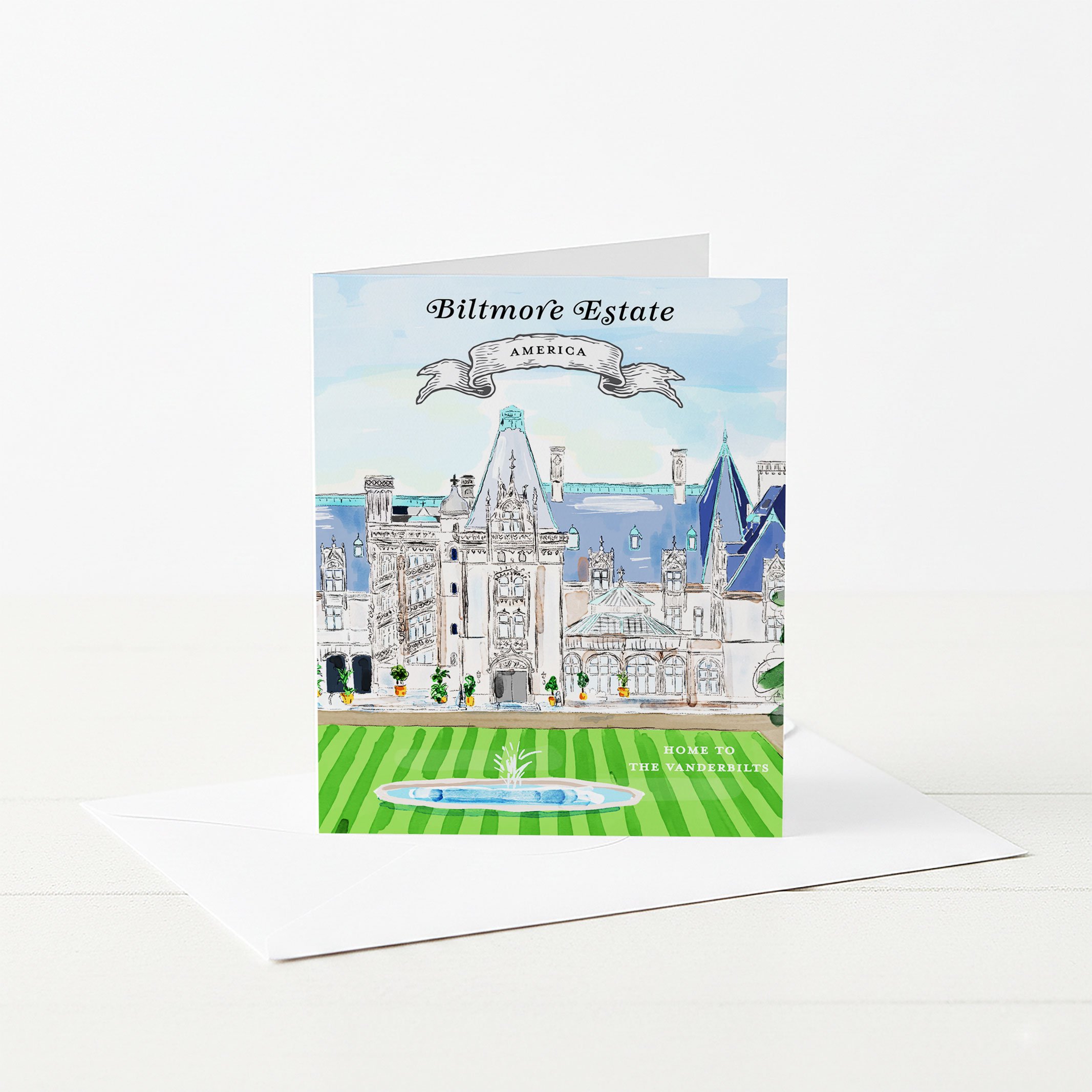 Biltmore Estate Greeting Card.
