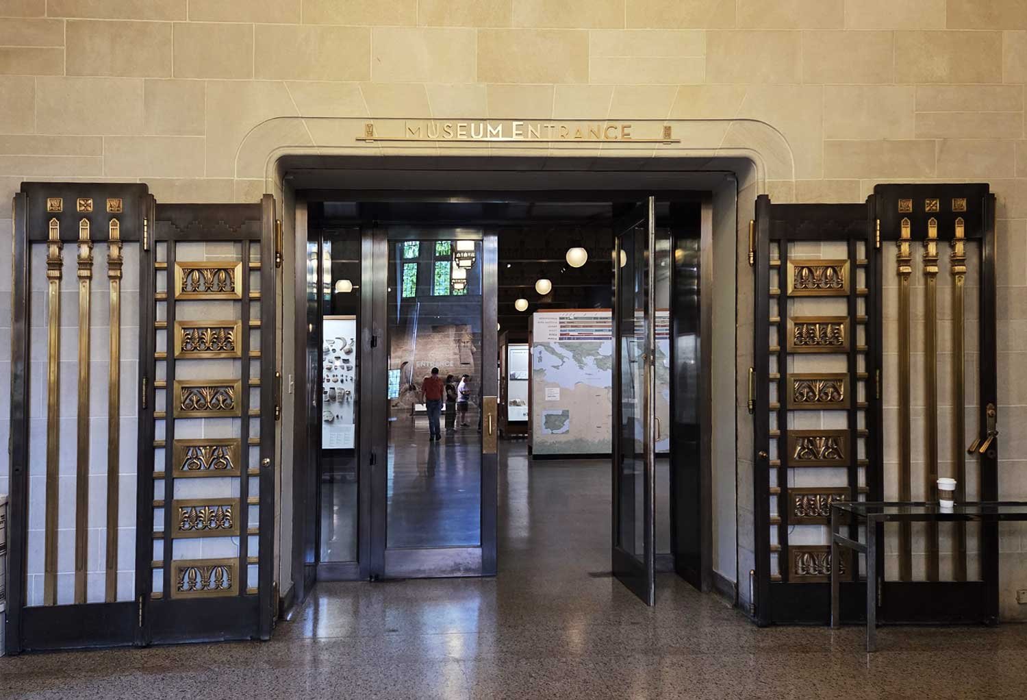 Interior entrance, ISAC museum.