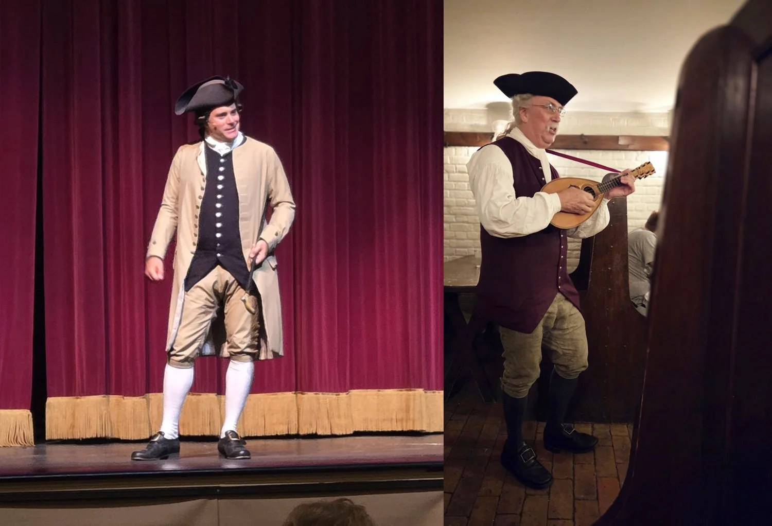 Colonial Williamsburg reenactors.