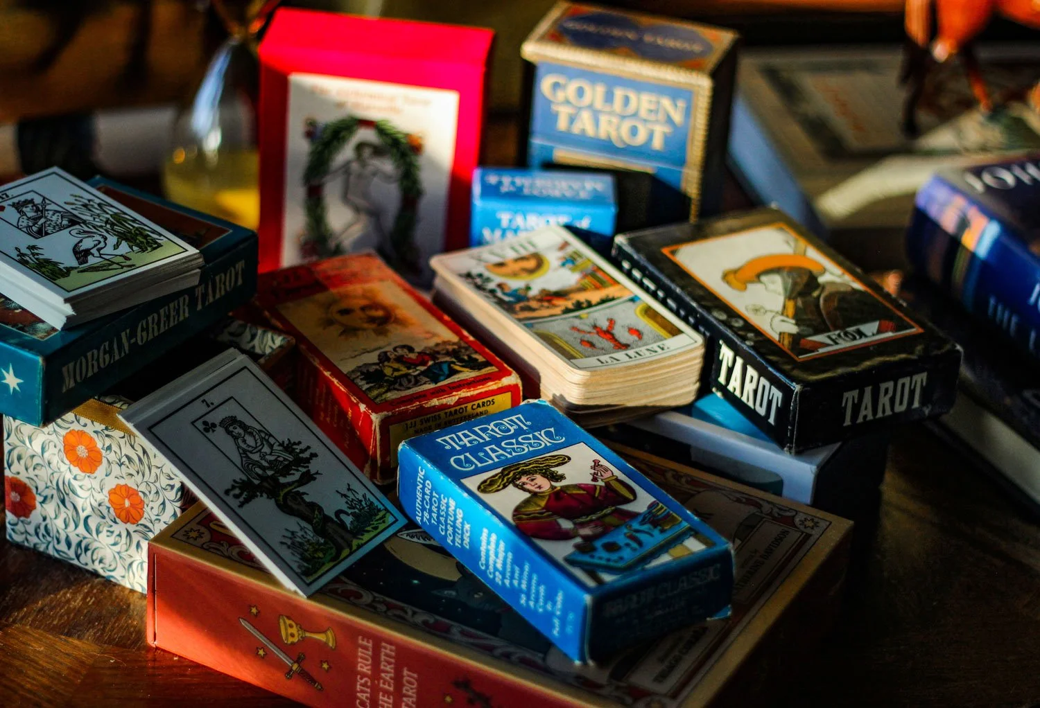 Collection of Tarot Cards.
