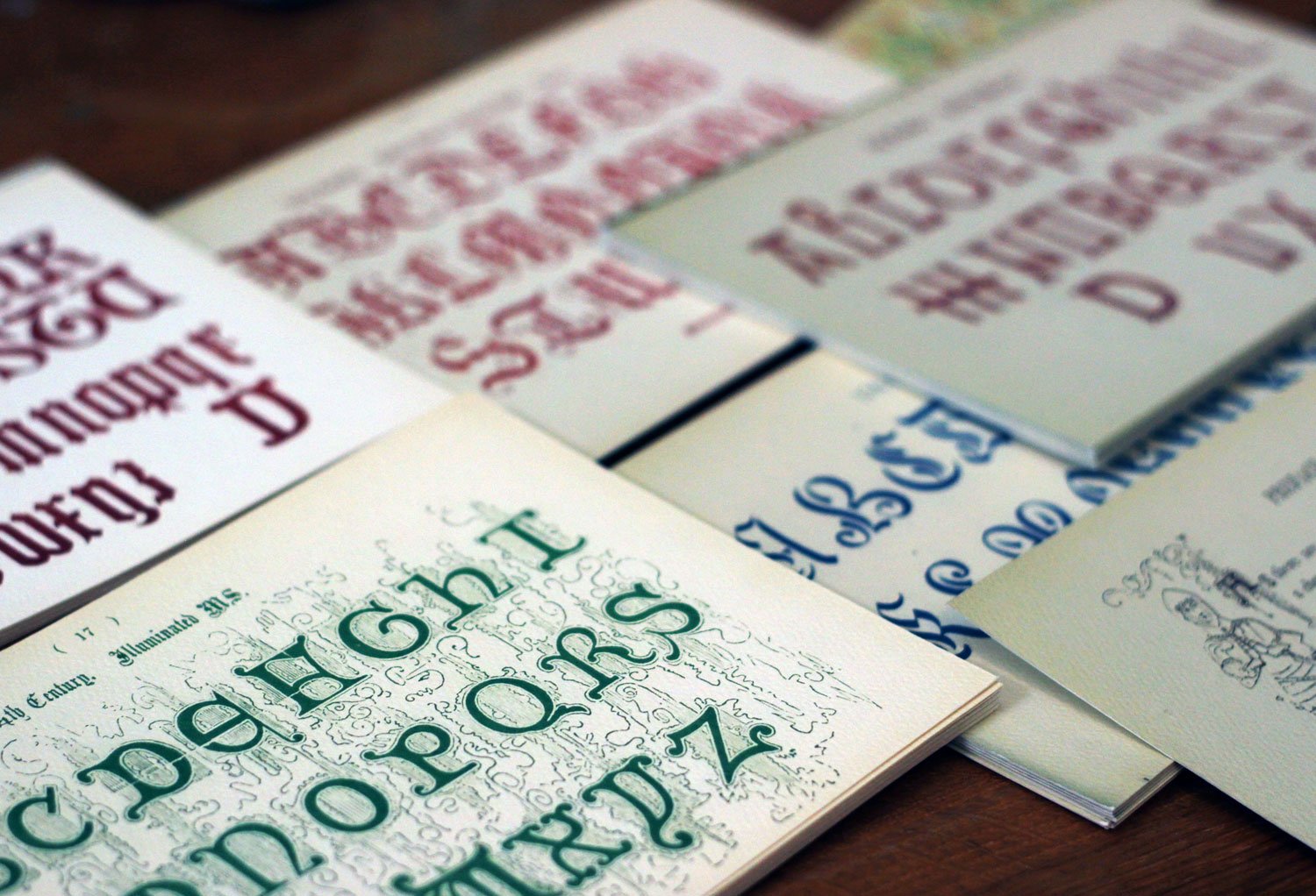 More medieval fonts.
