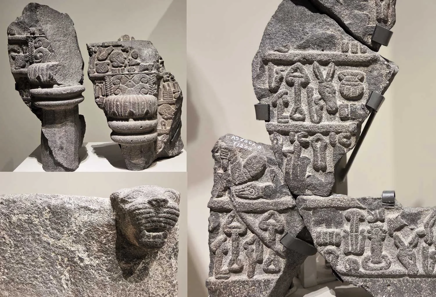 Additional basalt fragments.