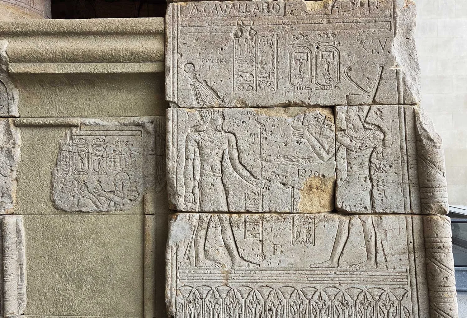 Detail of temple of Dendur