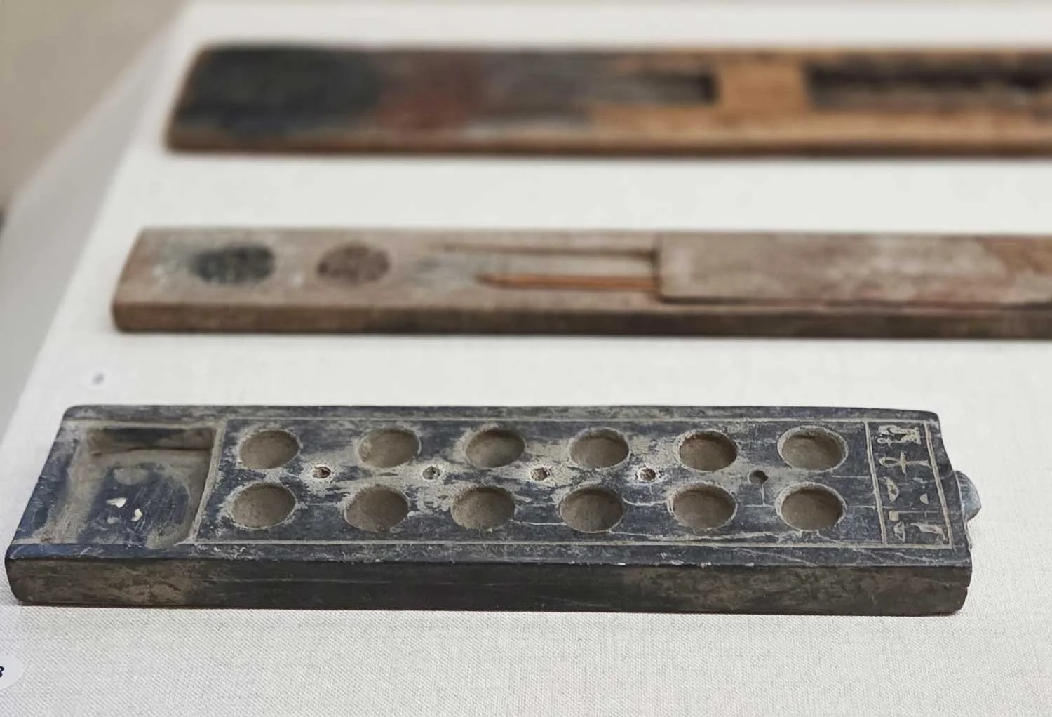 Egyptian scribe materials.