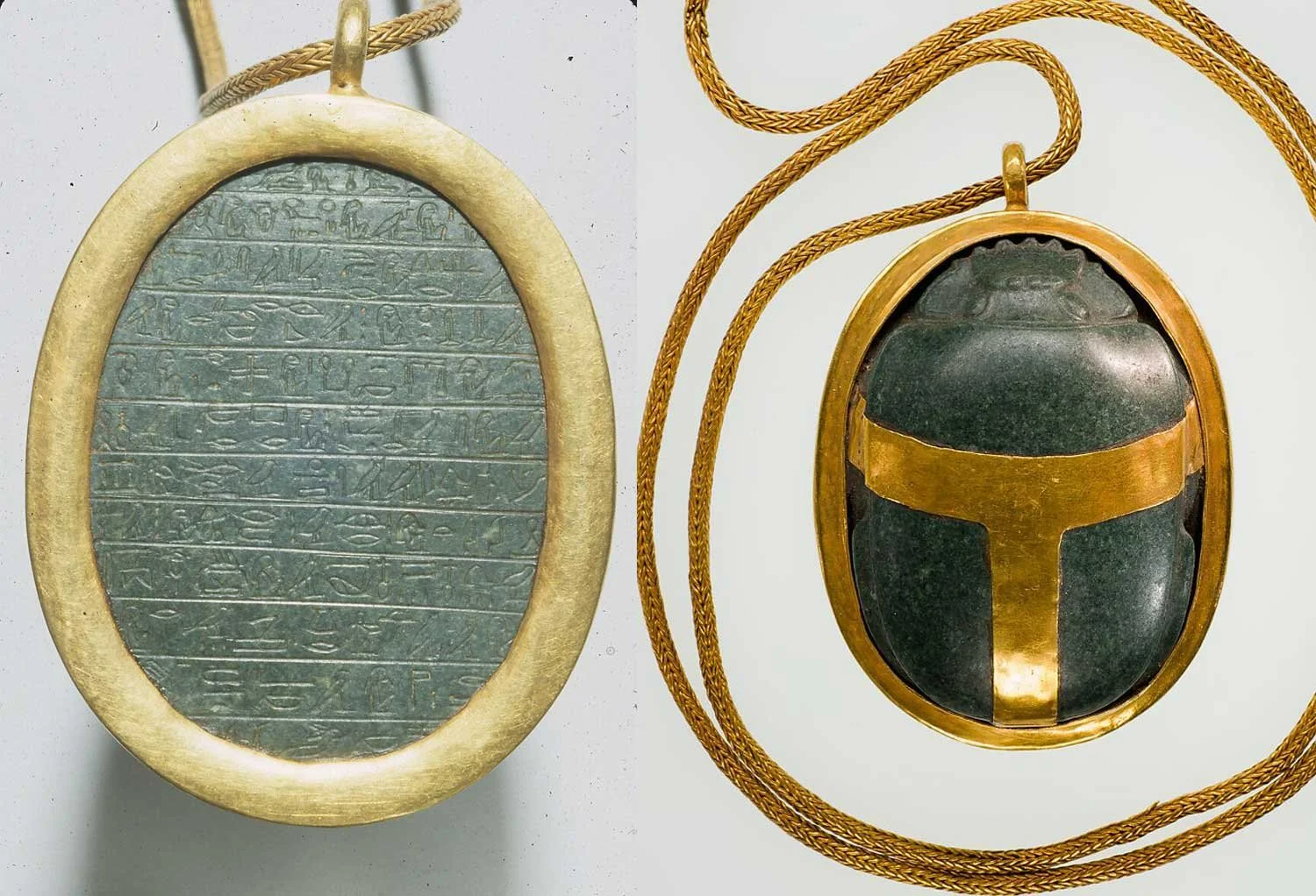 Heart Scarab, front and back.