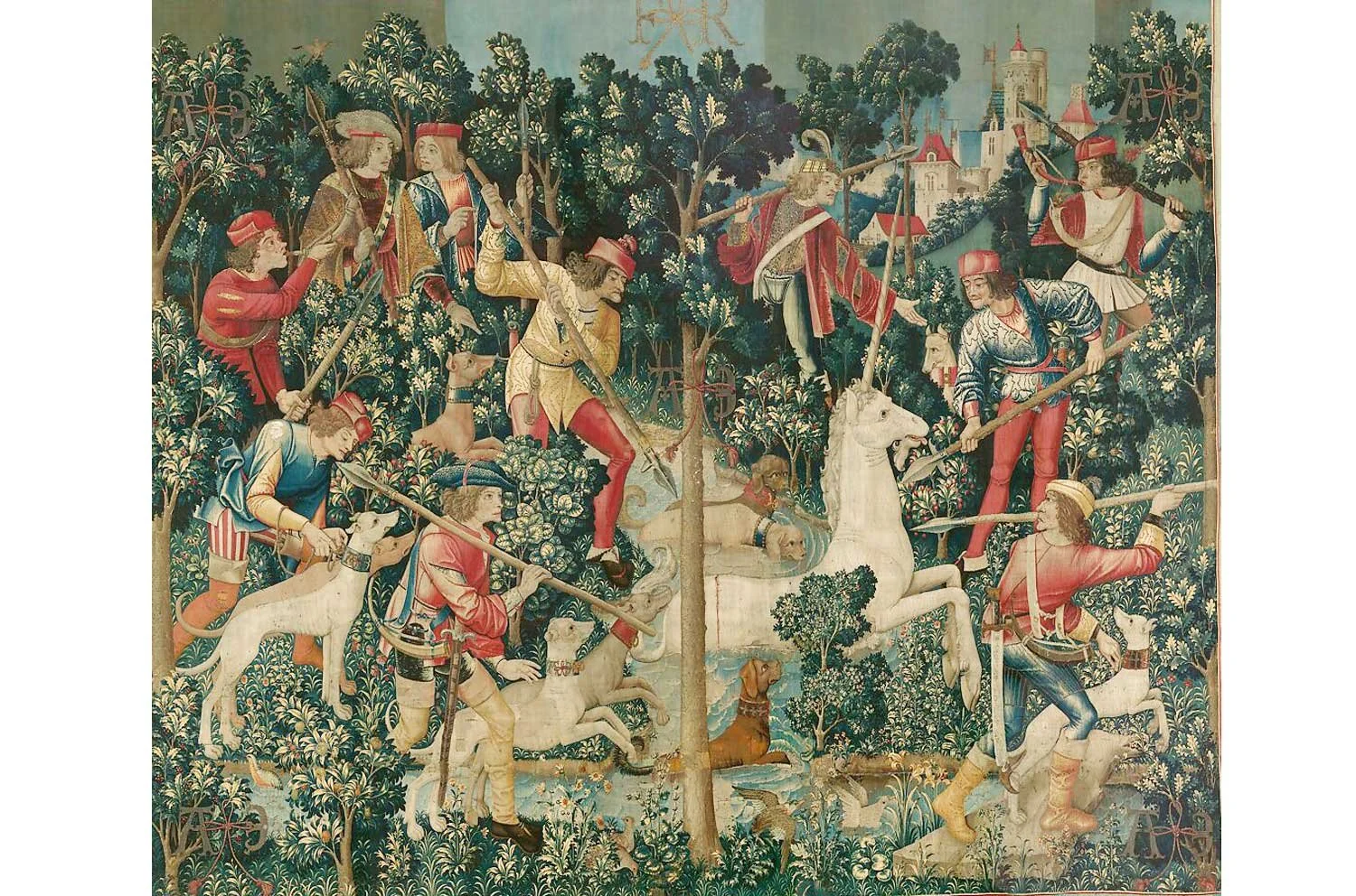The Unicorn crosses a stream